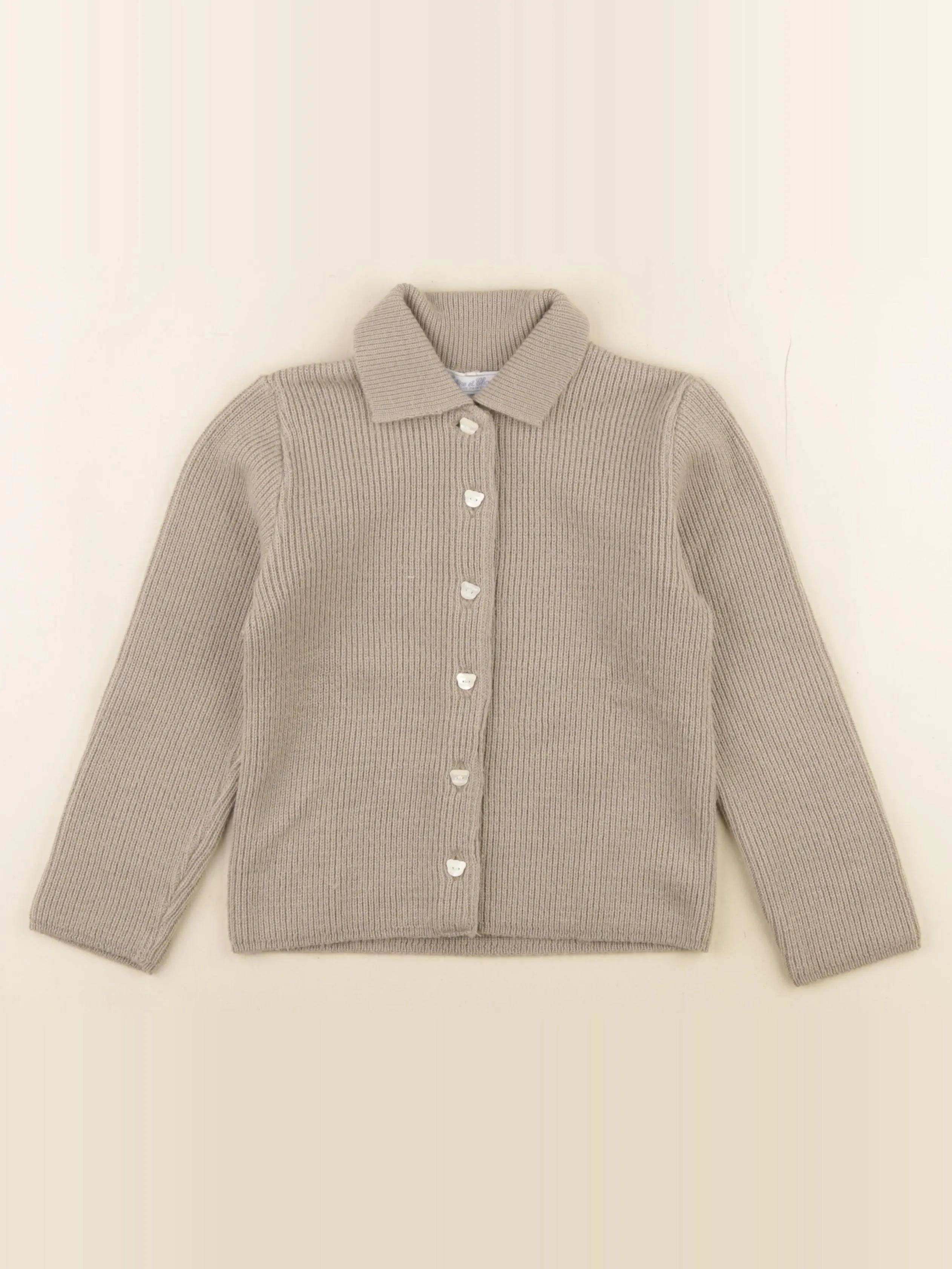 Tartine & Chocolat - gilet marron - 6 ans