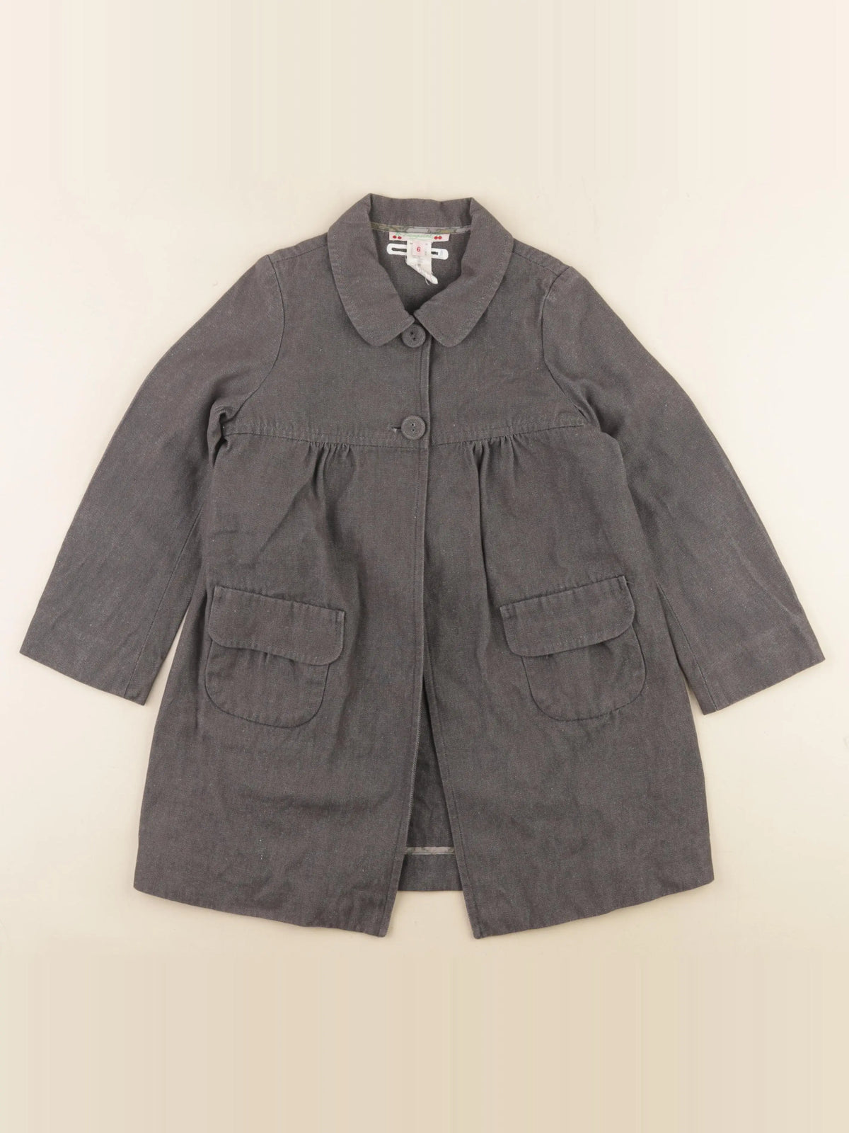 Bonpoint - veste gris - 6 ans