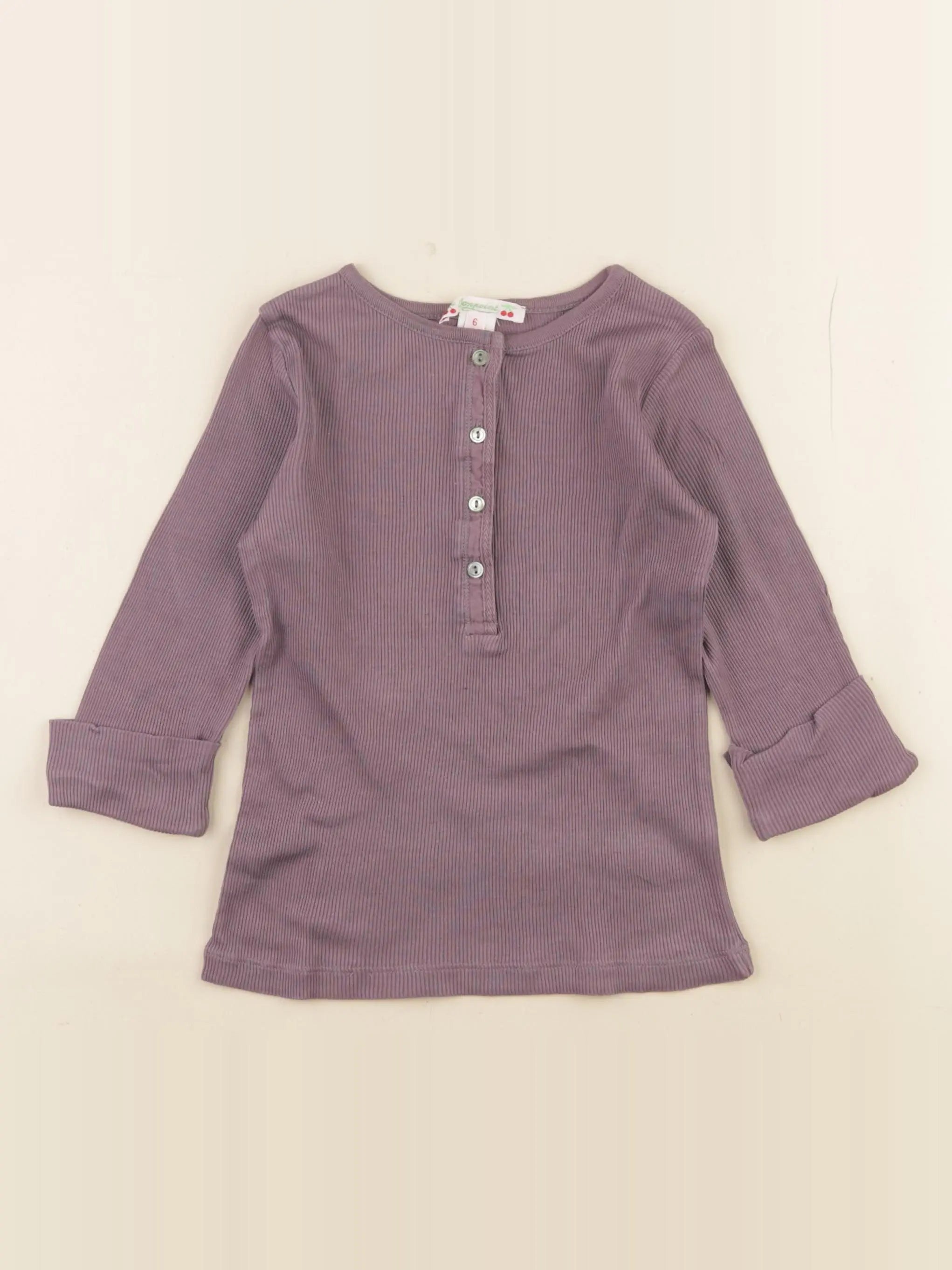 Bonpoint - tee-shirt violet - 6 ans