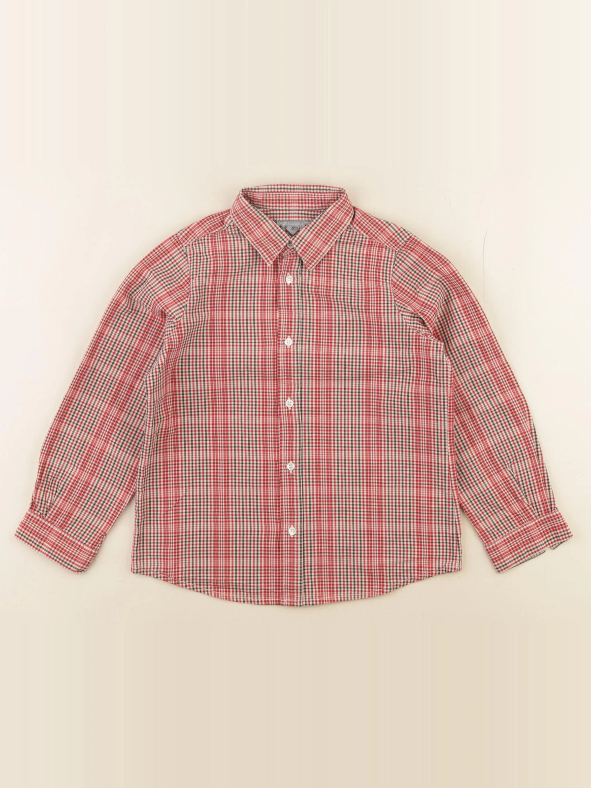 Bonpoint - chemise rouge - 6 ans