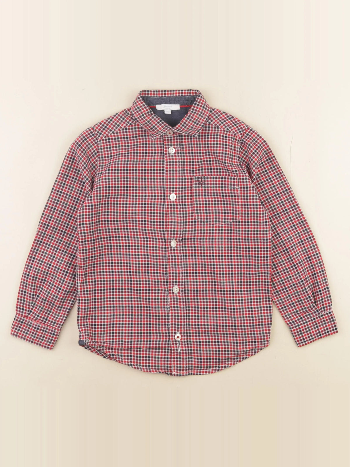 Jacadi - chemise rouge - 6 ans