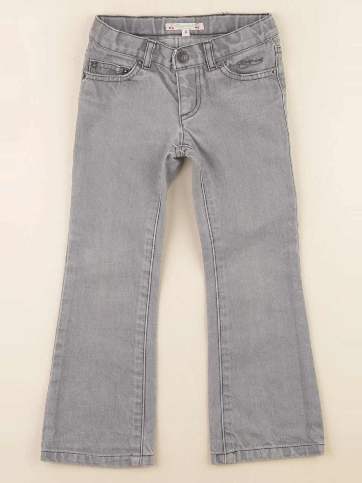 Bonpoint - jean gris - 4 ans