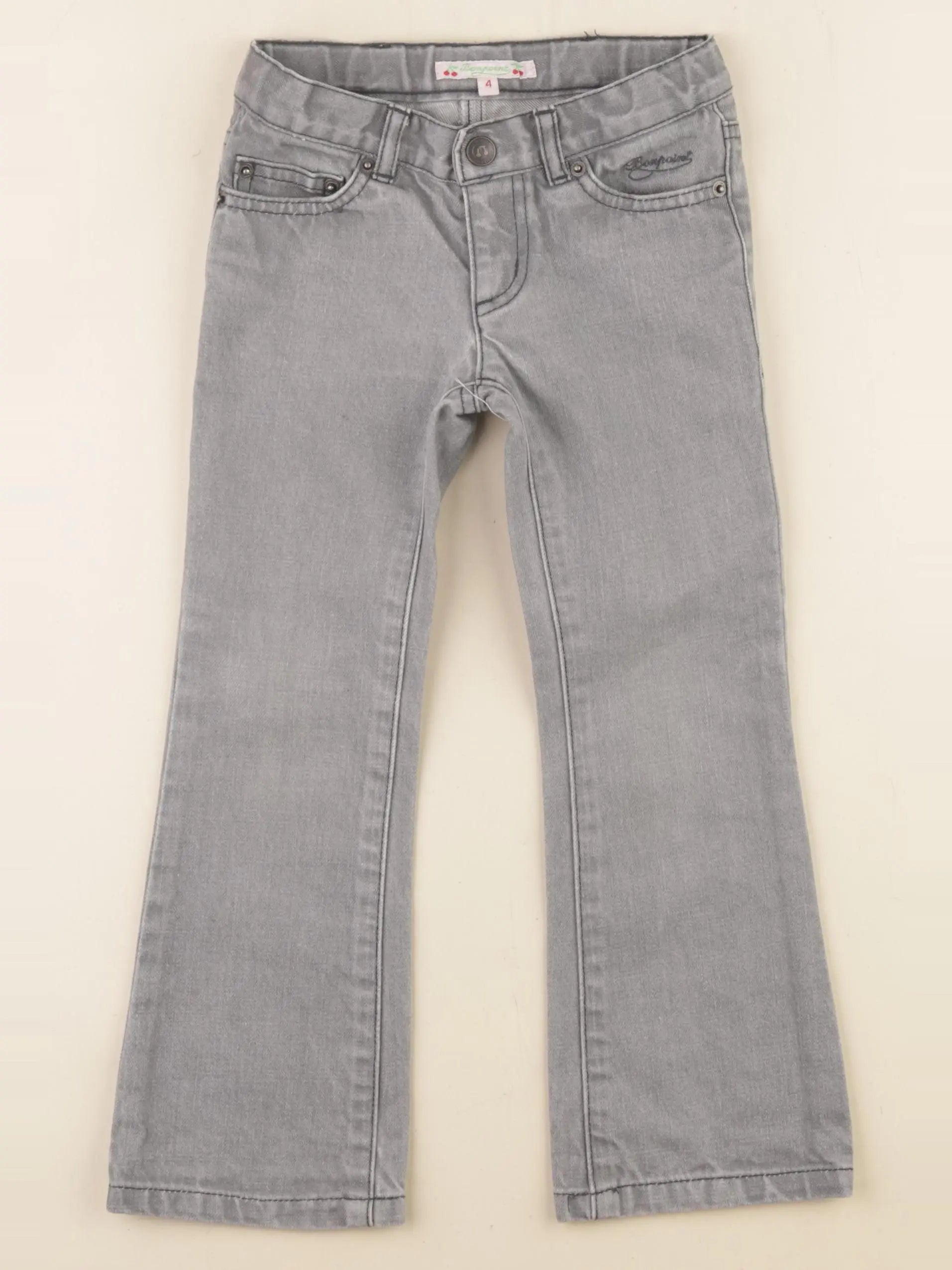 Bonpoint - jean gris - 4 ans