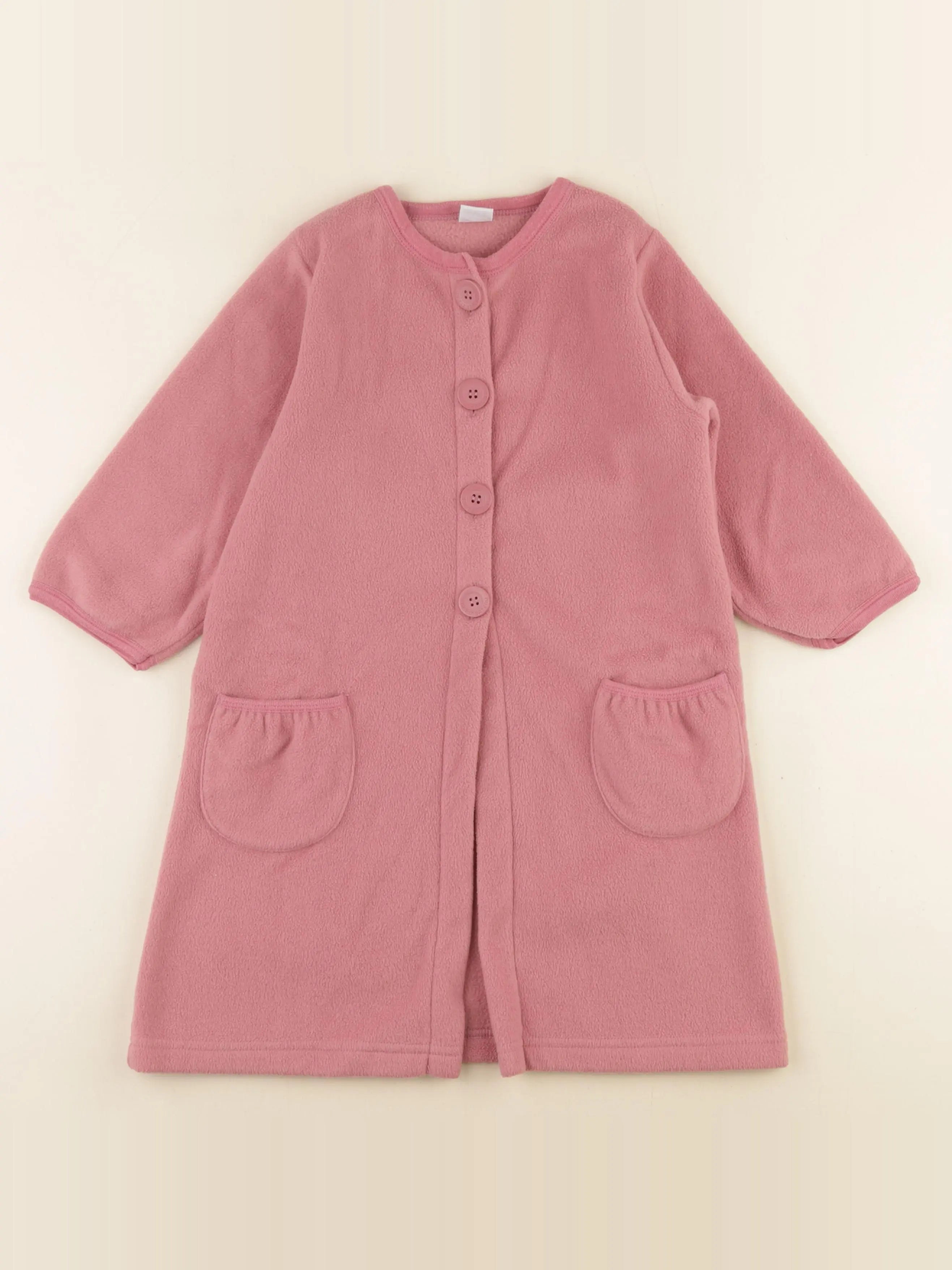 Petit Bateau - robe de chambre rose - 3 ans