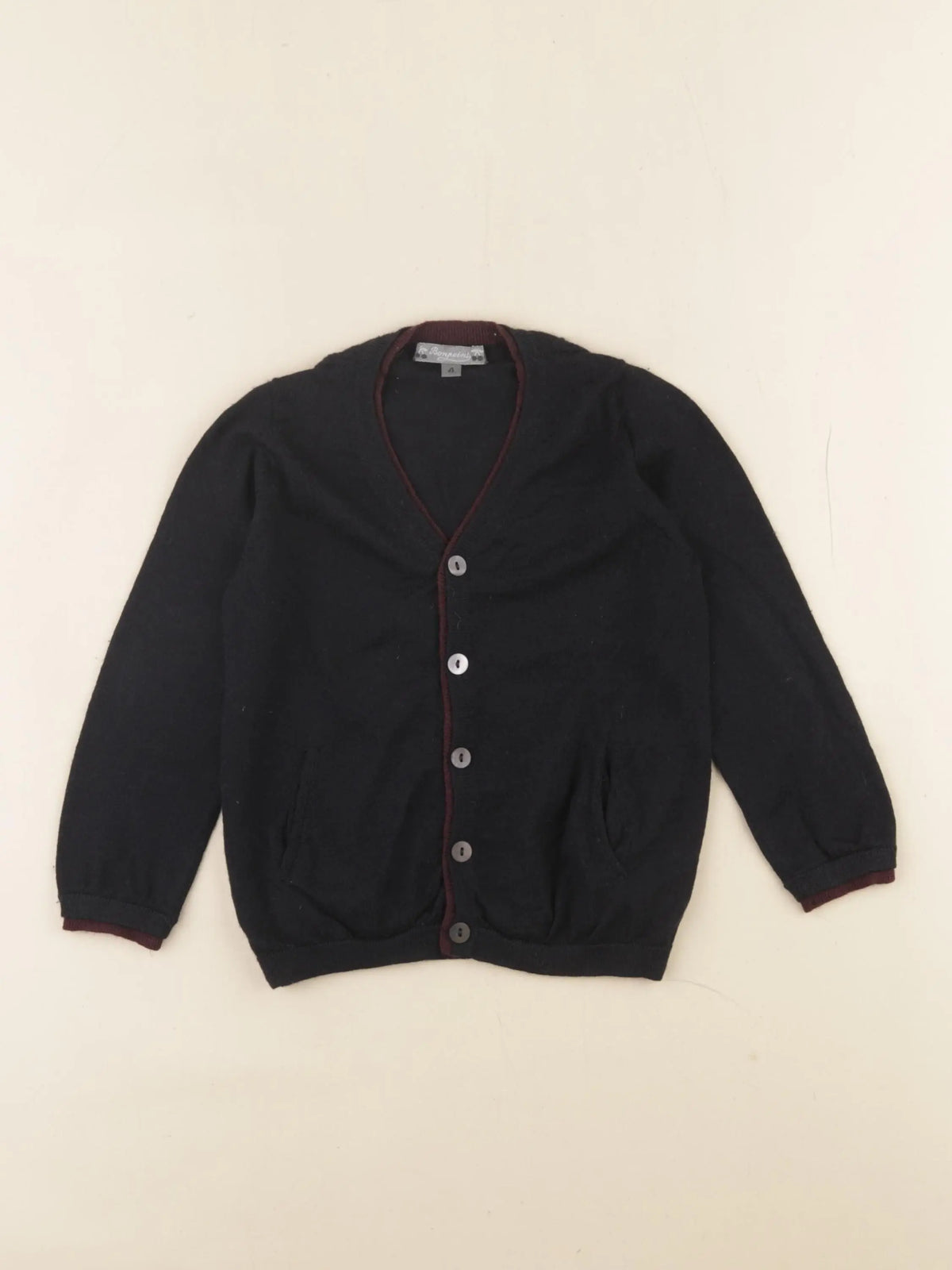 Bonpoint - gilet noir - 4 ans