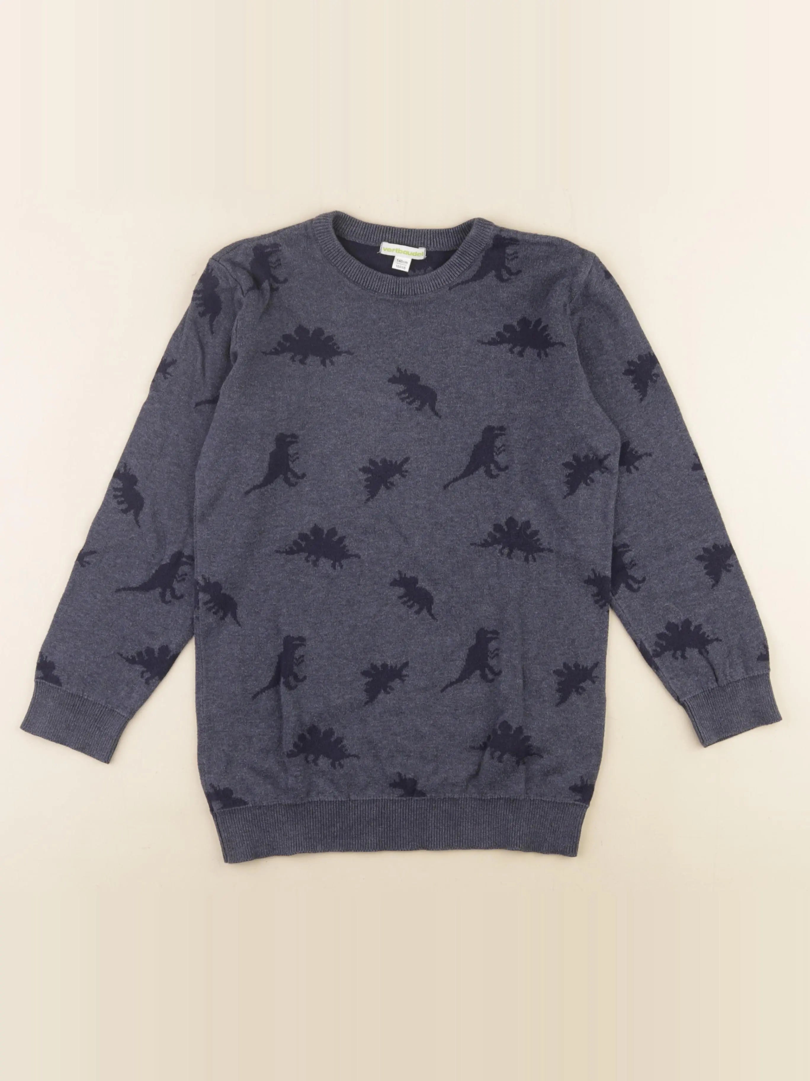 Vertbaudet - pull bleu - 10 ans