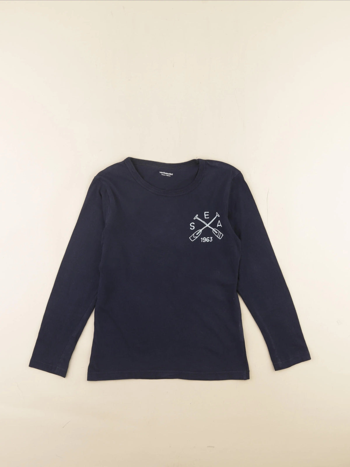 Vertbaudet - tee-shirt bleu - 10 ans