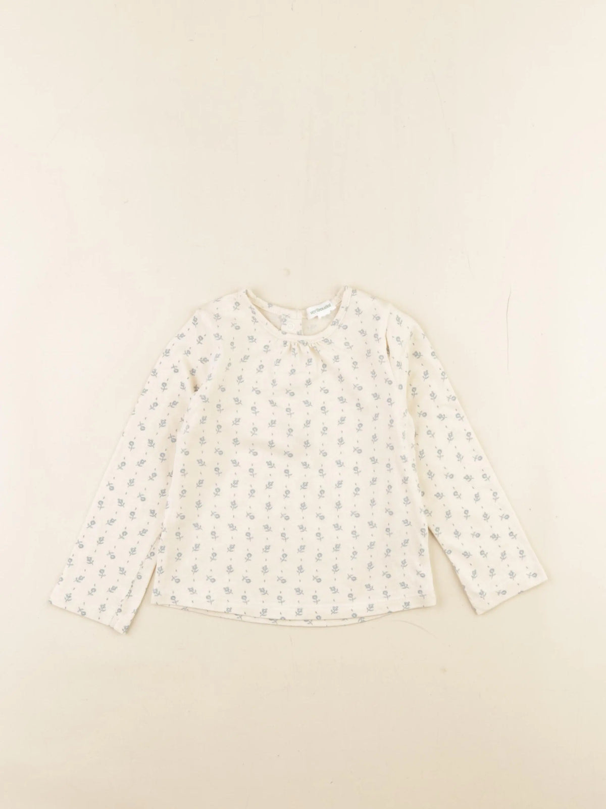 Vertbaudet - tee-shirt bleu - 24 mois