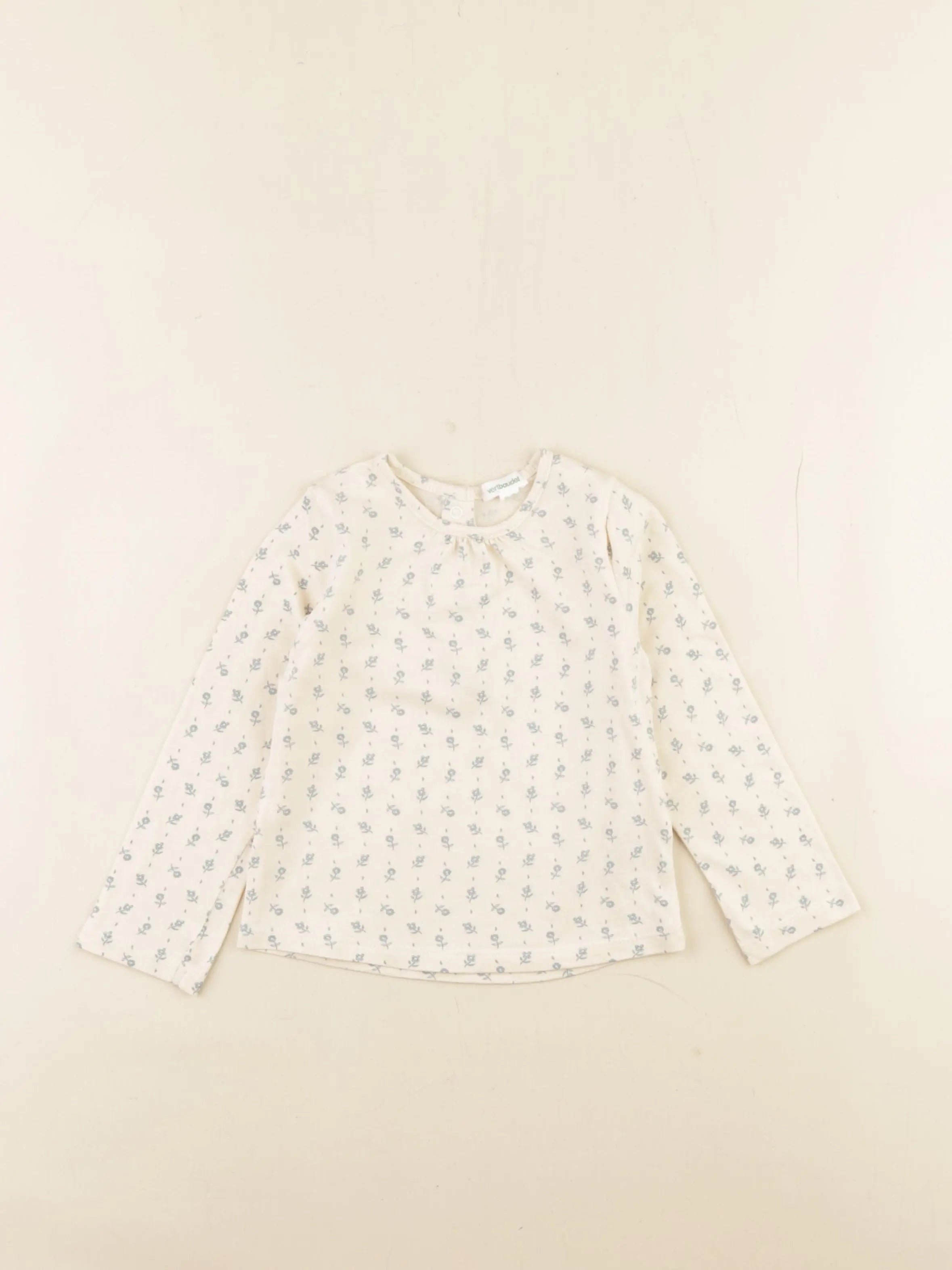 Vertbaudet - tee-shirt bleu - 24 mois