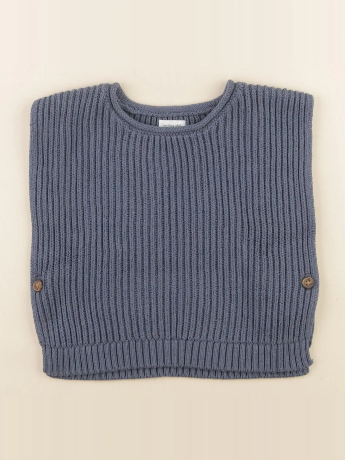Vertbaudet - pull bleu - 24 mois