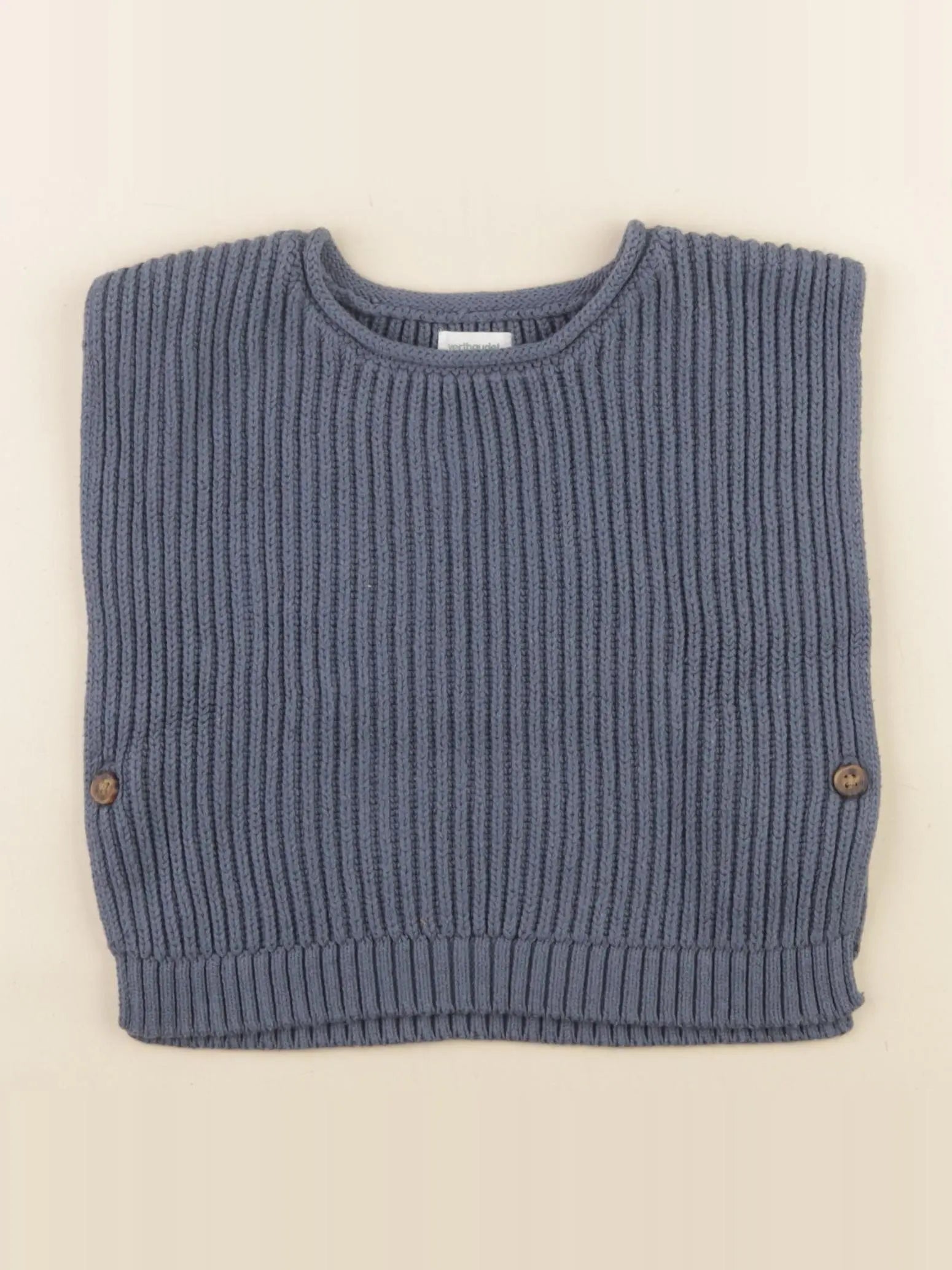 Vertbaudet - pull bleu - 24 mois