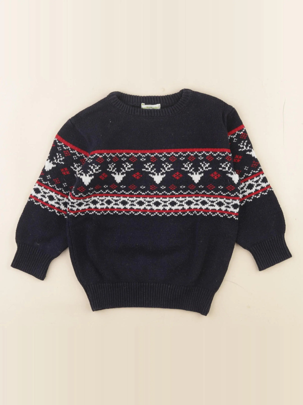Vertbaudet - pull multicolore - 4 ans