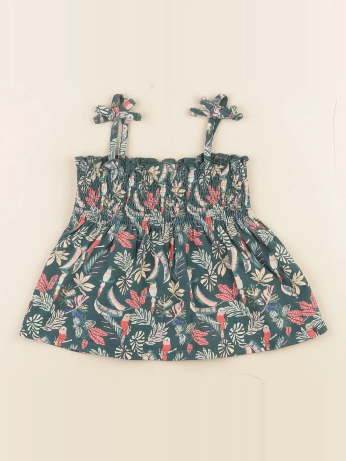 Vertbaudet - débardeur vert - 2 ans