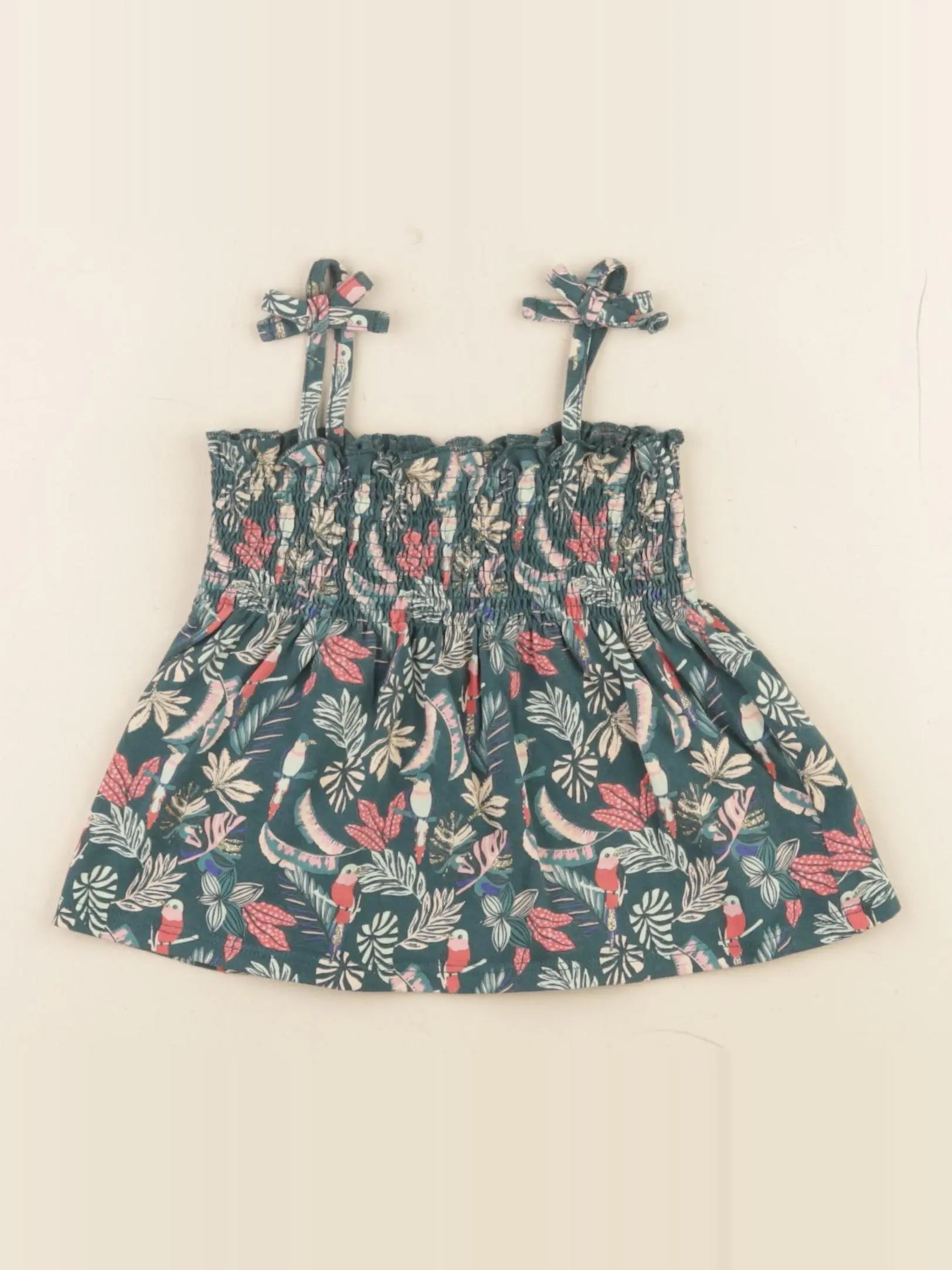 Vertbaudet - débardeur vert - 2 ans