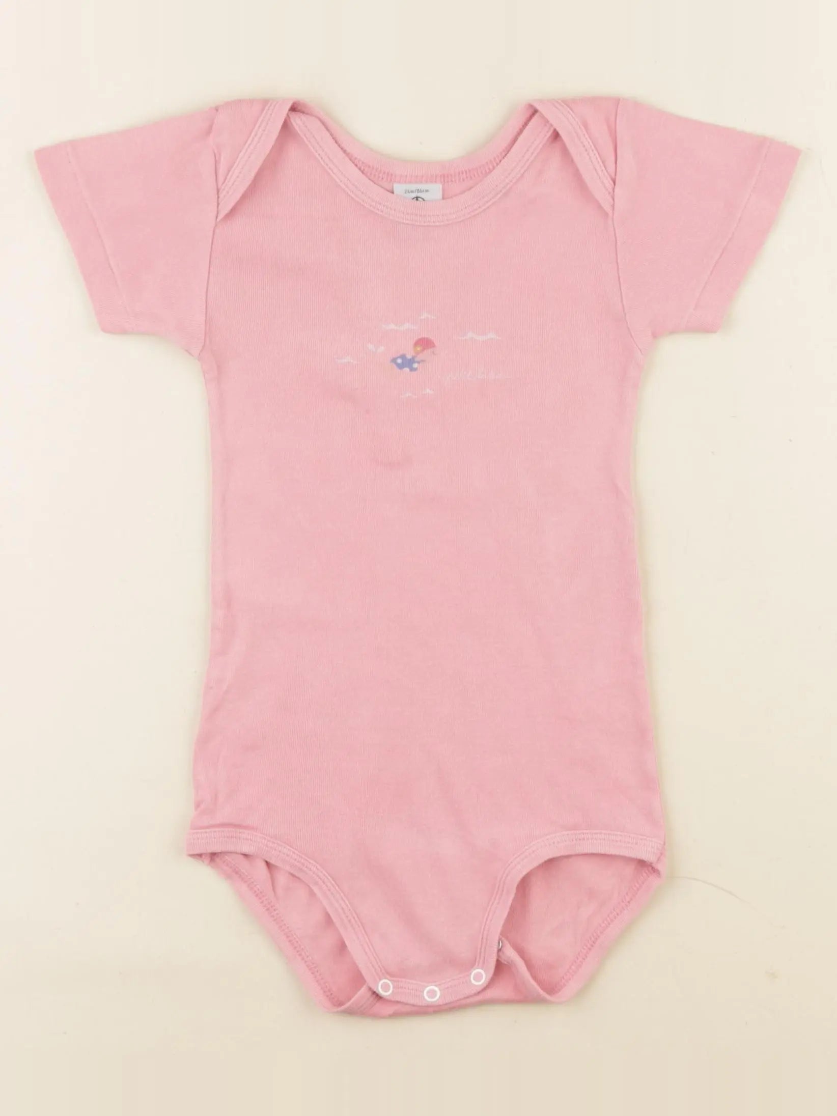Petit Bateau - body rose - 24 mois