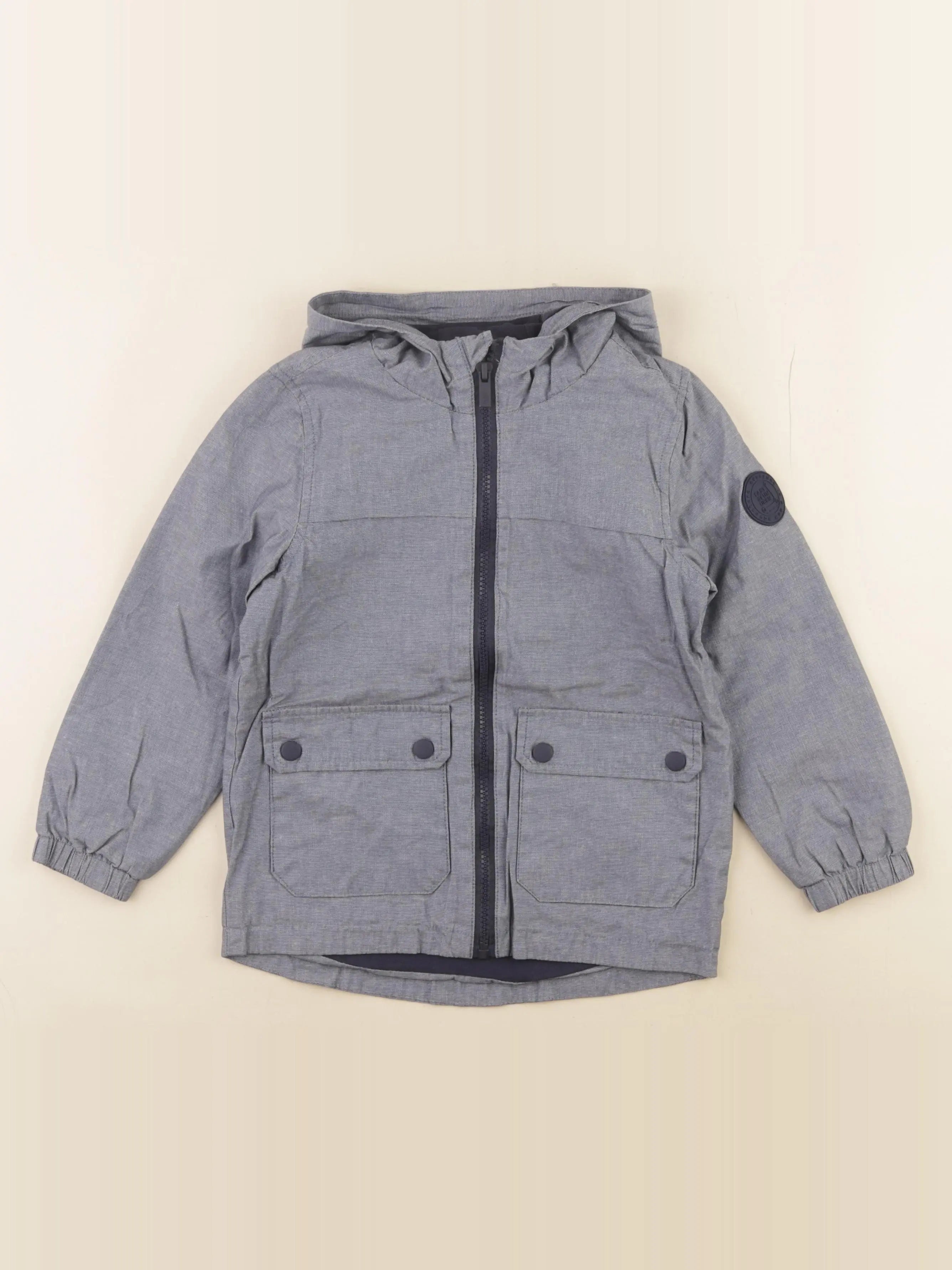 Vertbaudet - coupe-vent bleu - 5 ans