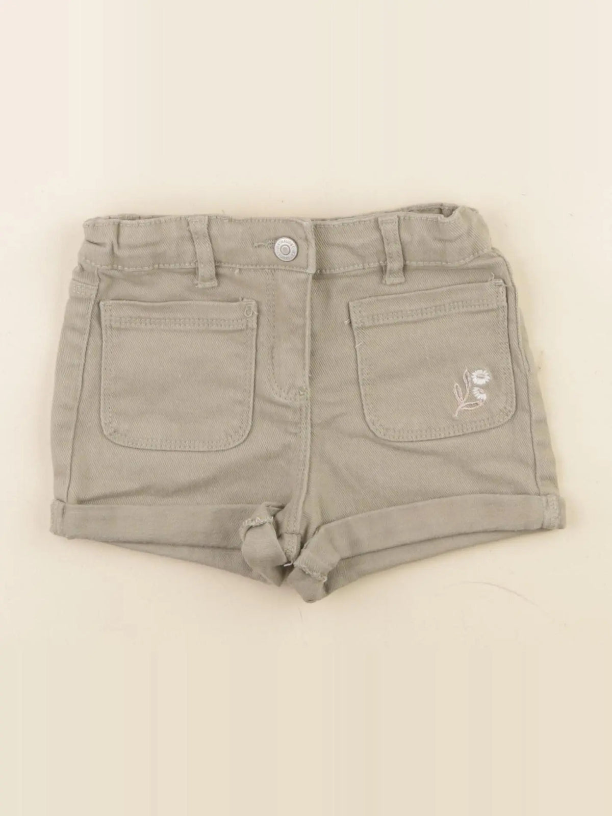 Vertbaudet - short vert - 5 ans