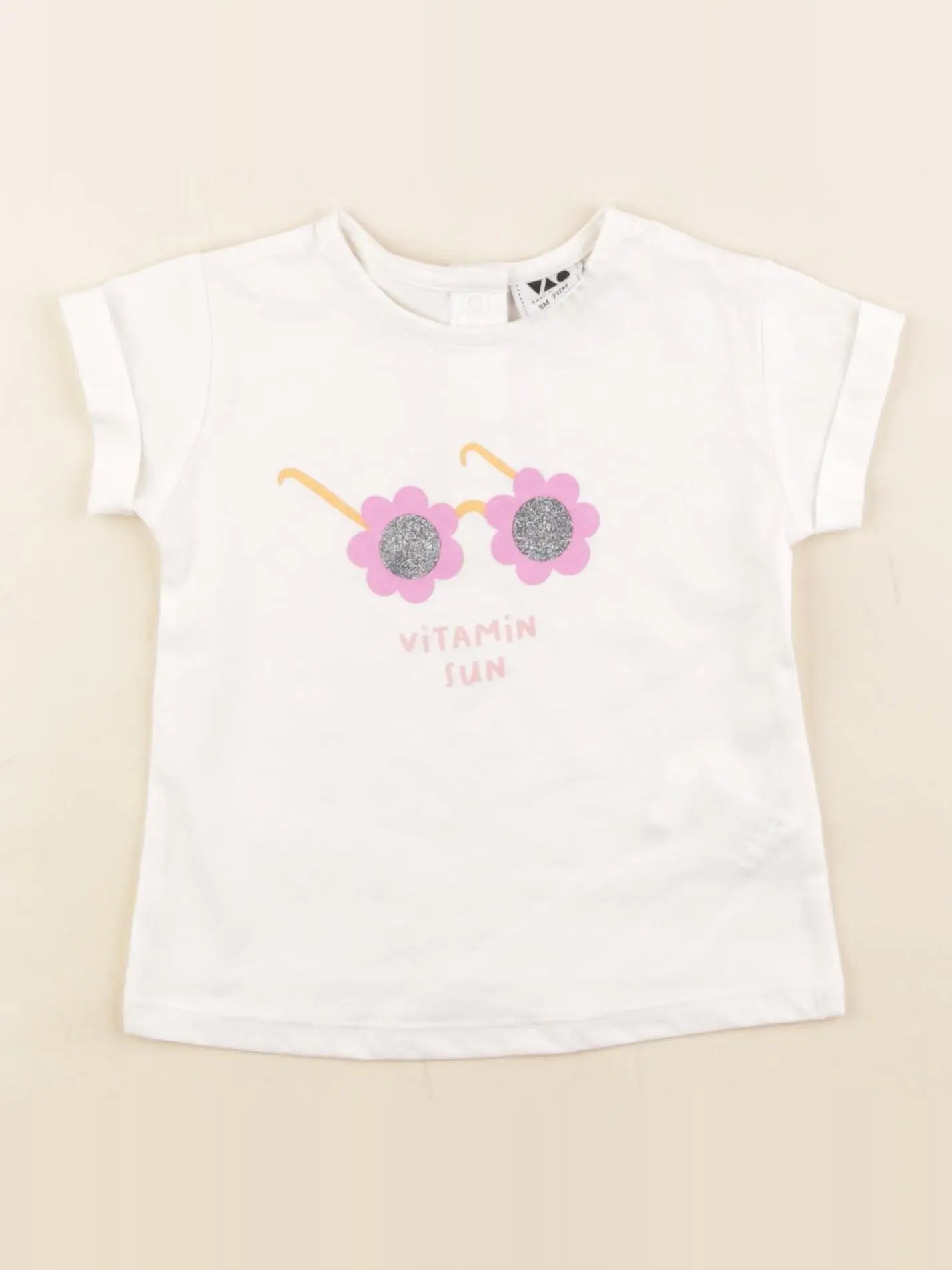 Tape à l'oeil - tee-shirt blanc - 9 mois