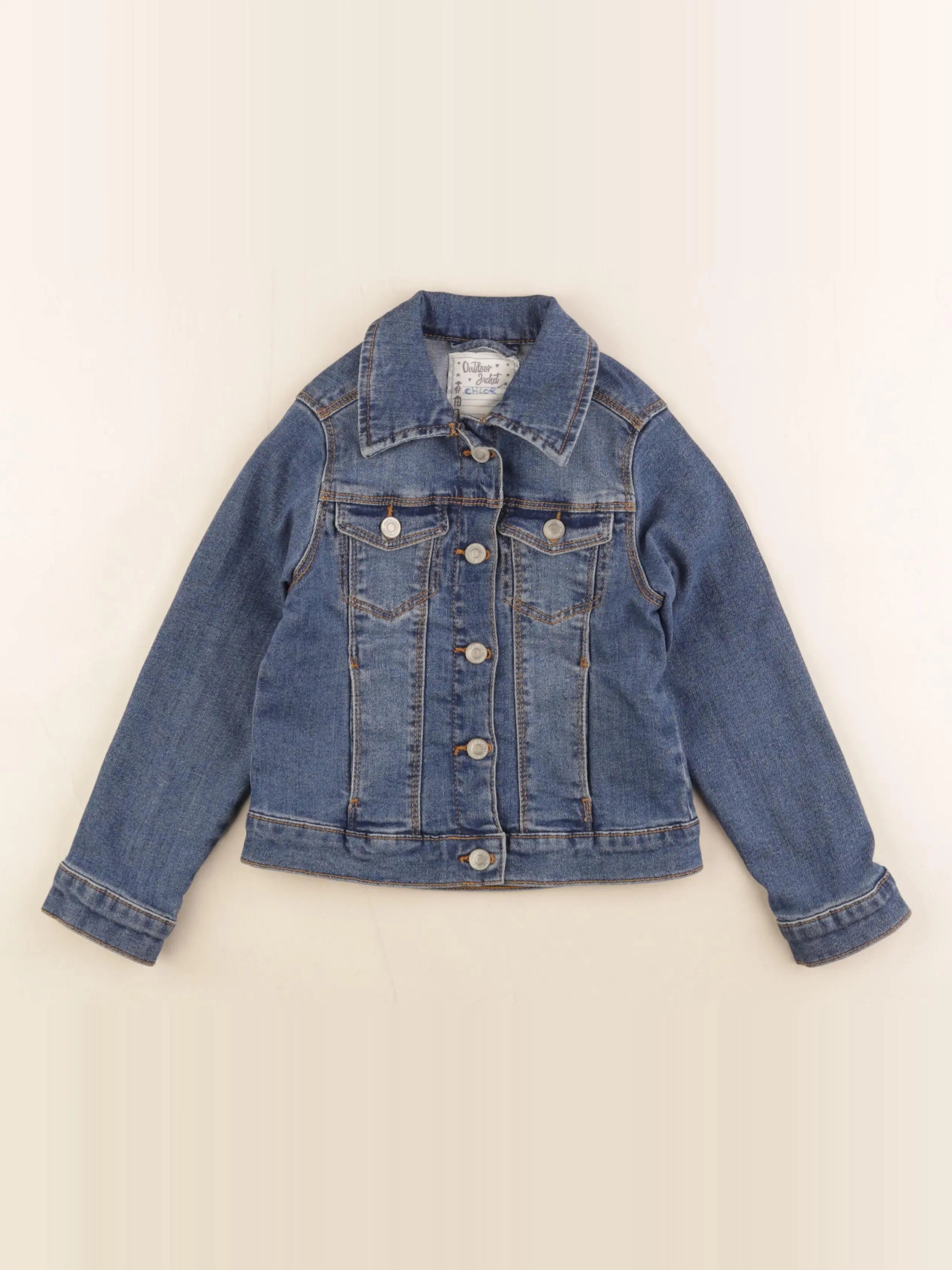 Vertbaudet - veste bleu - 6 ans