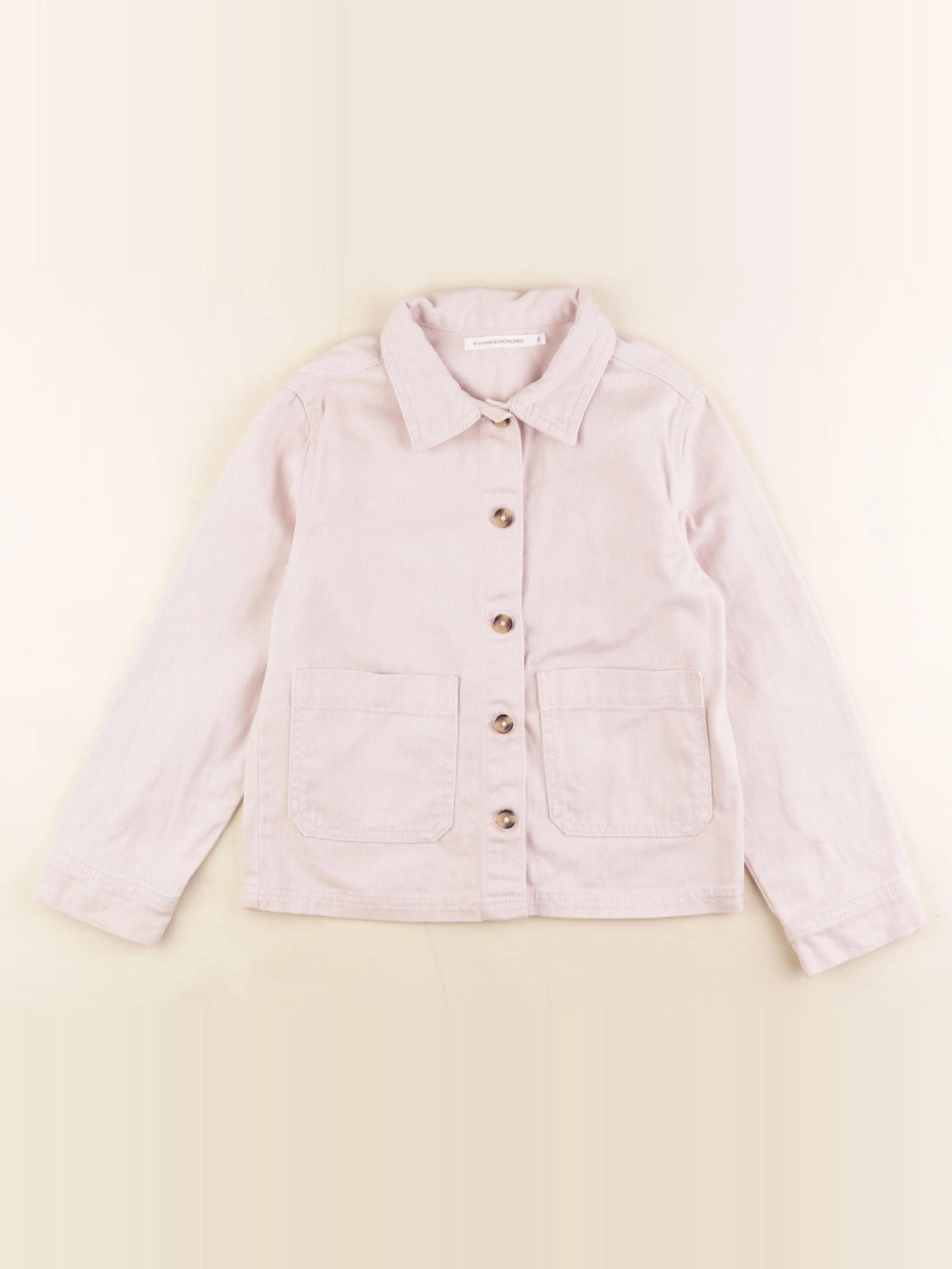 Monoprix - veste rose - 8 ans