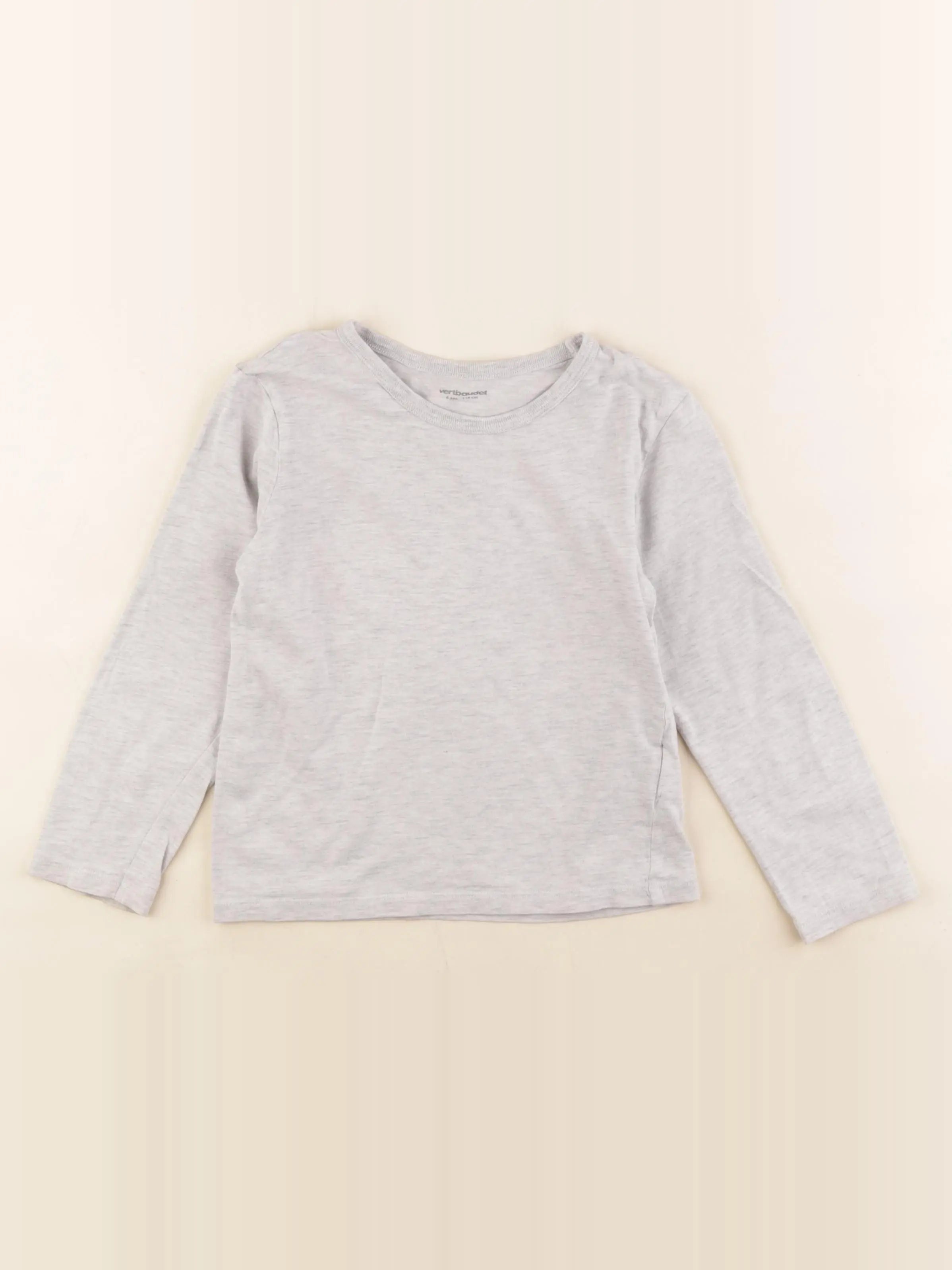 Vertbaudet - maillot de corps gris - 6 ans