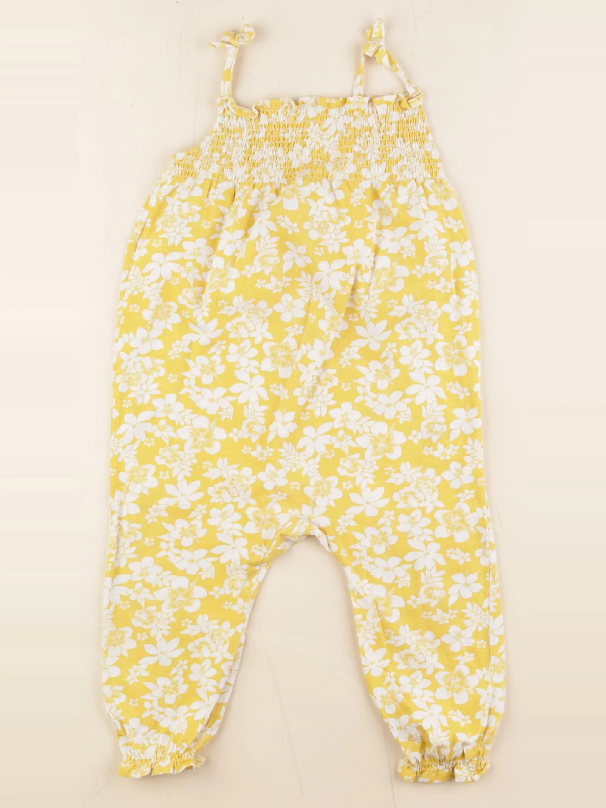 H&M - combinaison jaune - 9/12 mois