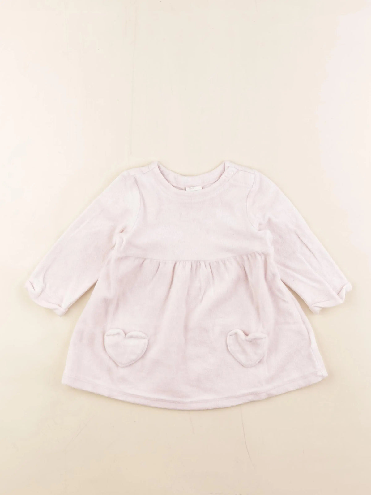 H&M - robe rose - 6/9 mois
