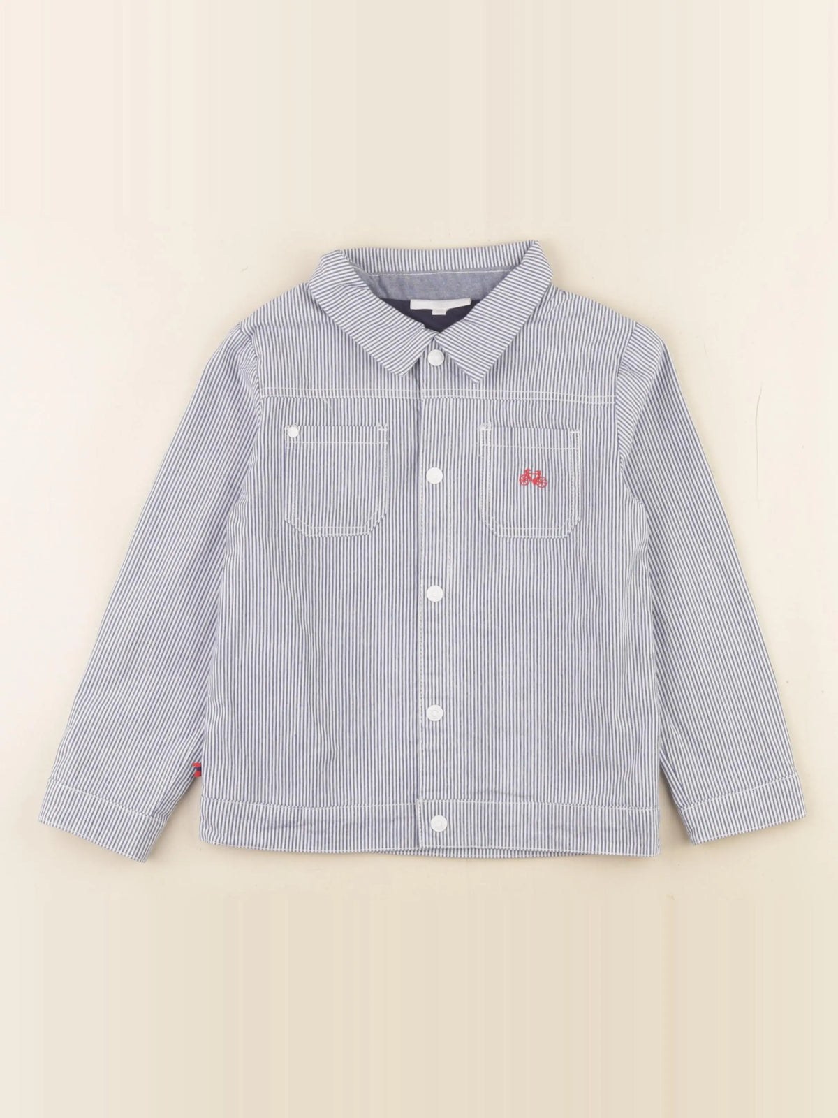 Cadet Rousselle - veste blanc, bleu - 4 ans