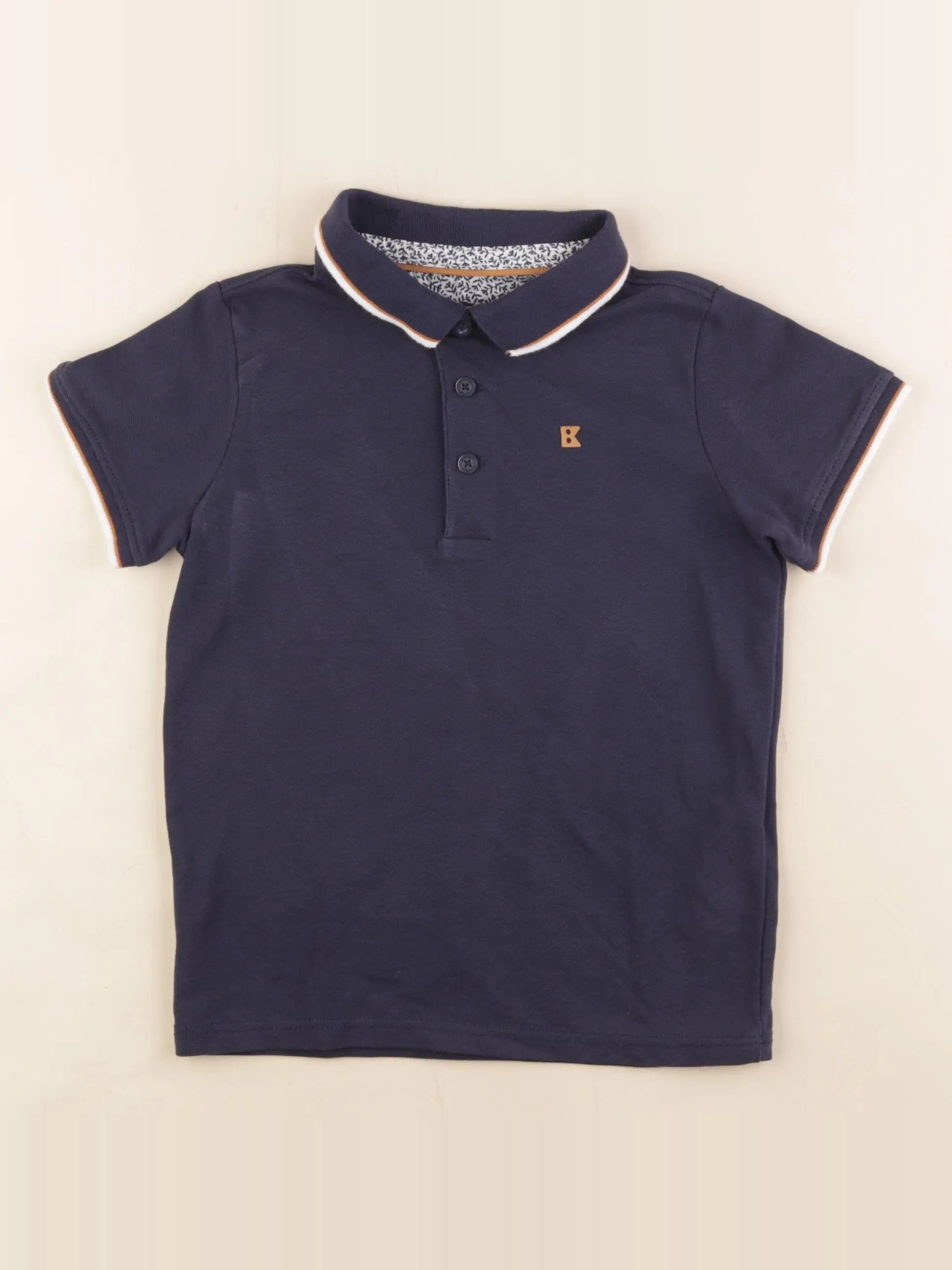 Okaidi - polo bleu - 5 ans