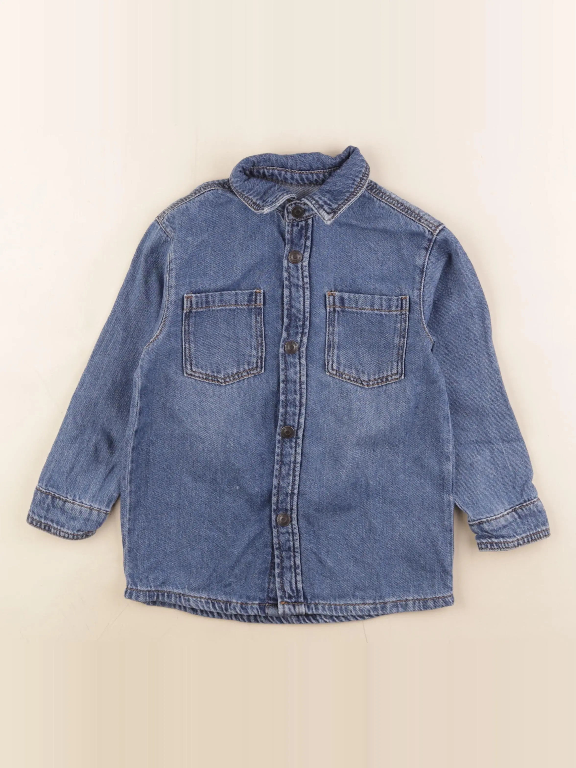 Vertbaudet - chemise bleu - 5 ans