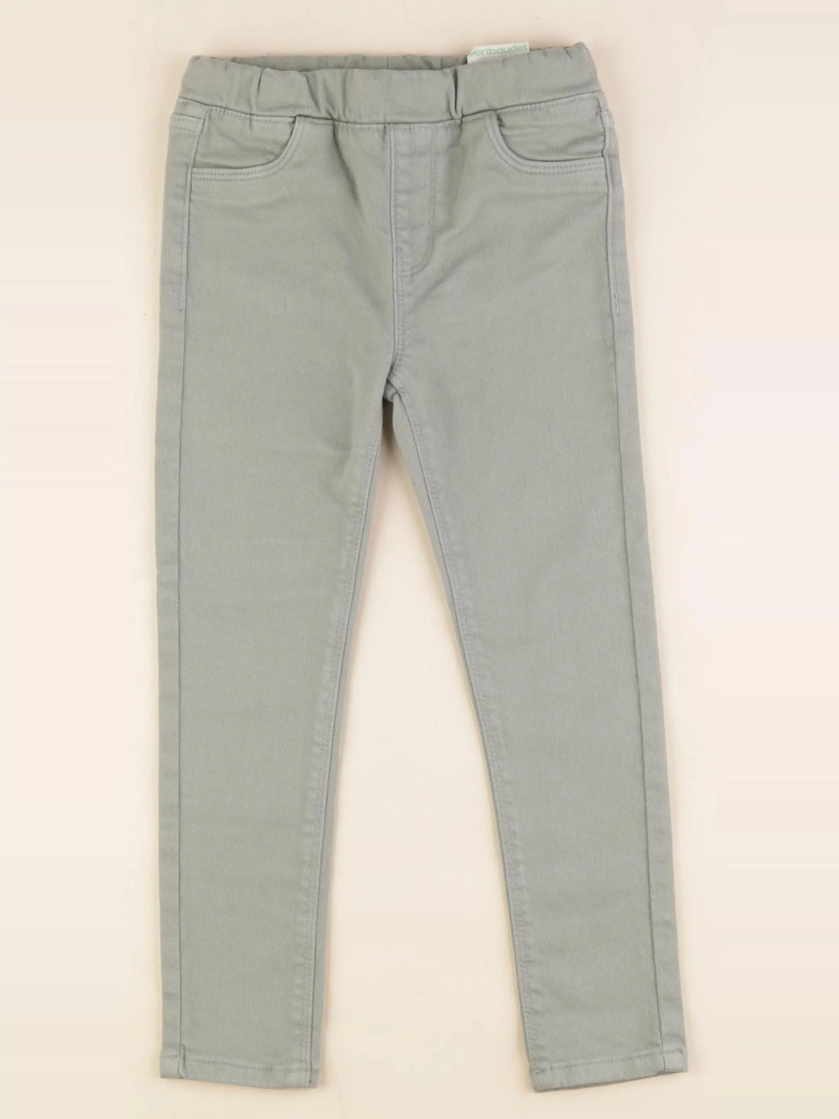 Vertbaudet - jegging vert - 6 ans