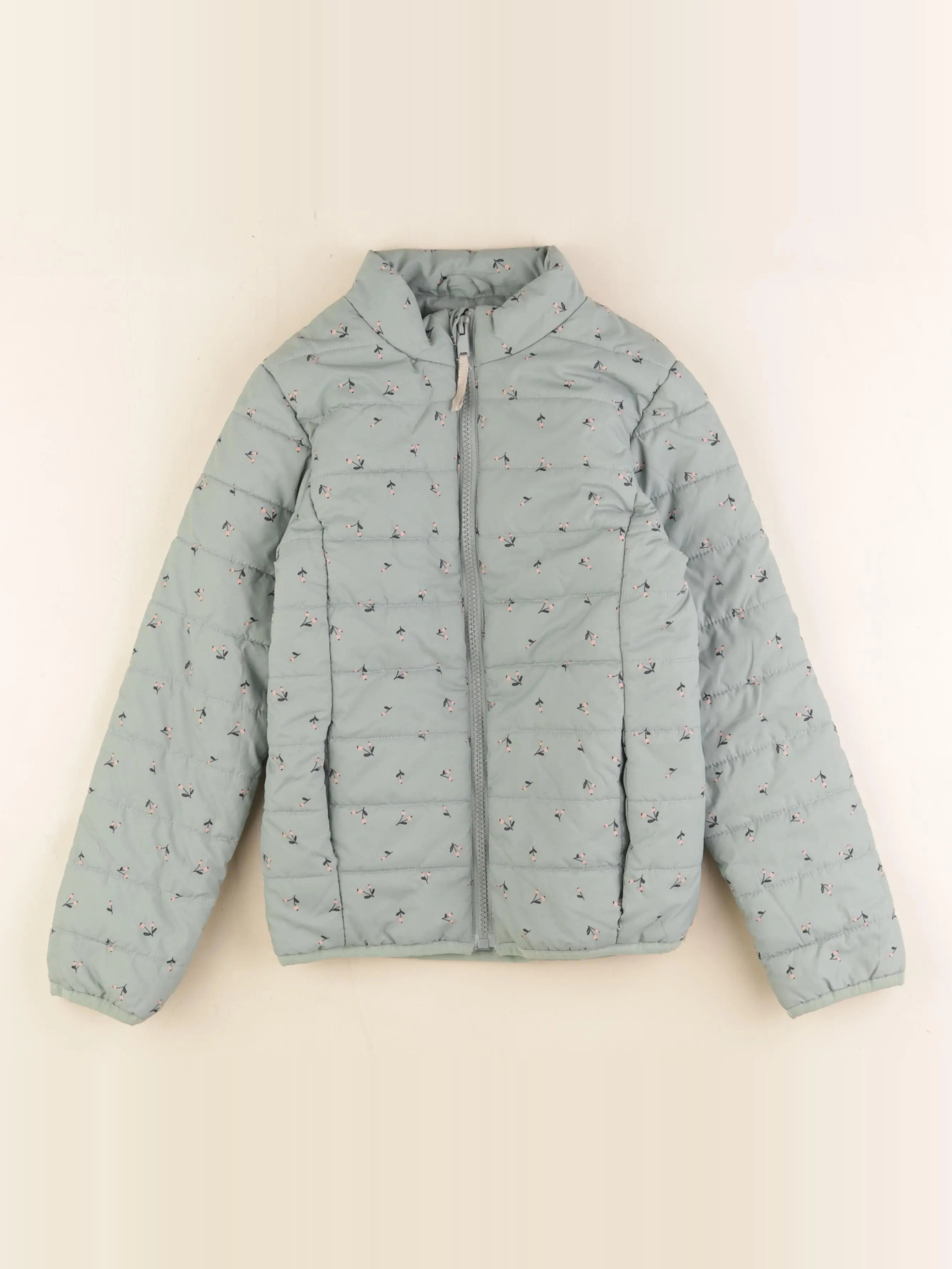 Vertbaudet - doudoune vert - 9 ans