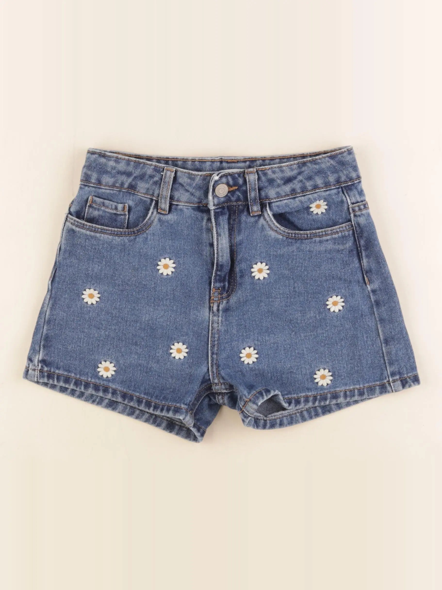 Vertbaudet - short bleu - 8 ans