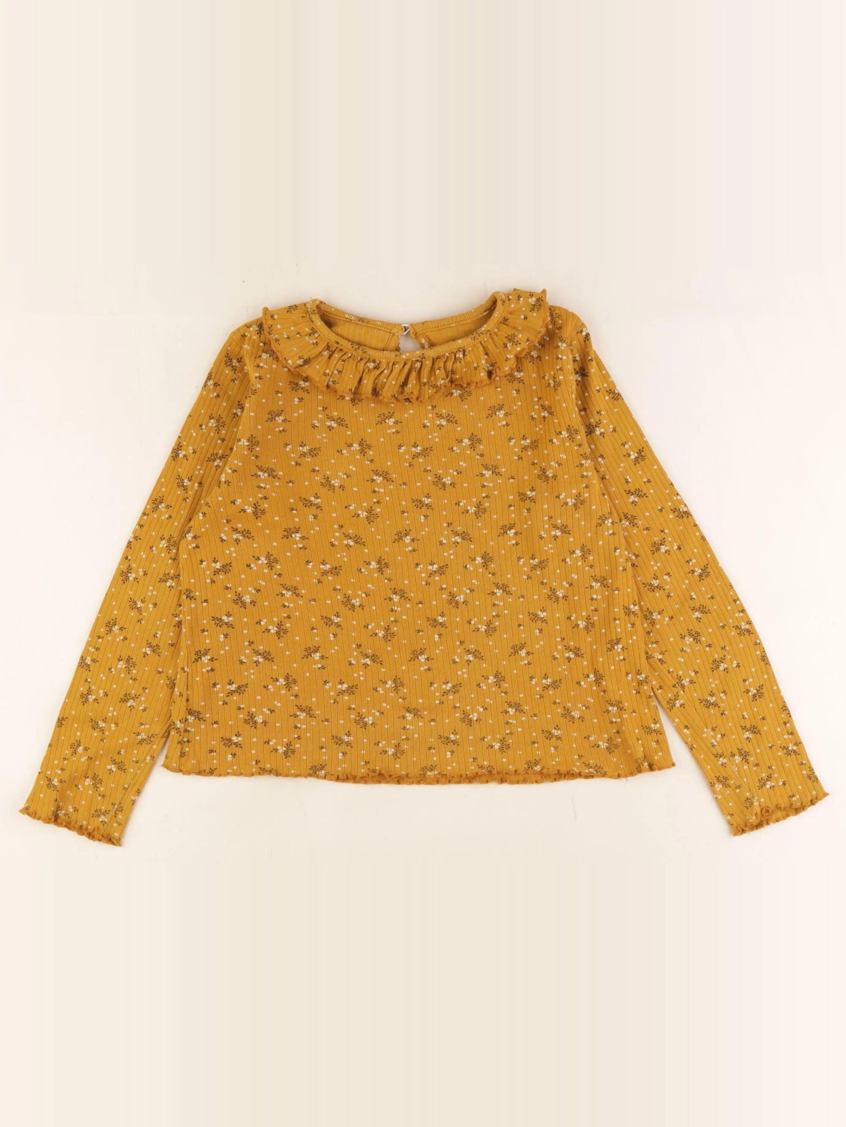 Vertbaudet - tee-shirt jaune - 8 ans