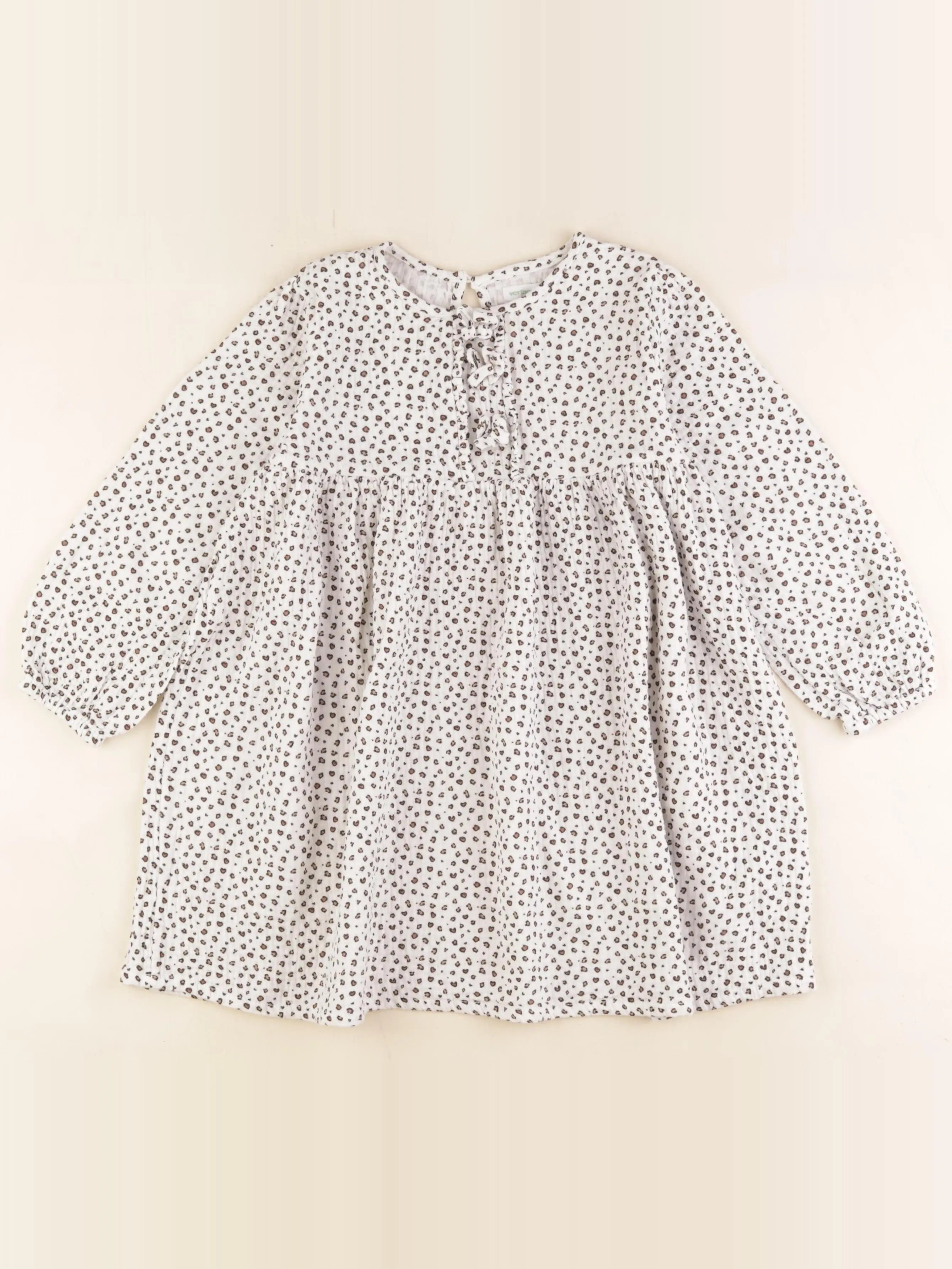 Vertbaudet - robe blanc - 6 ans