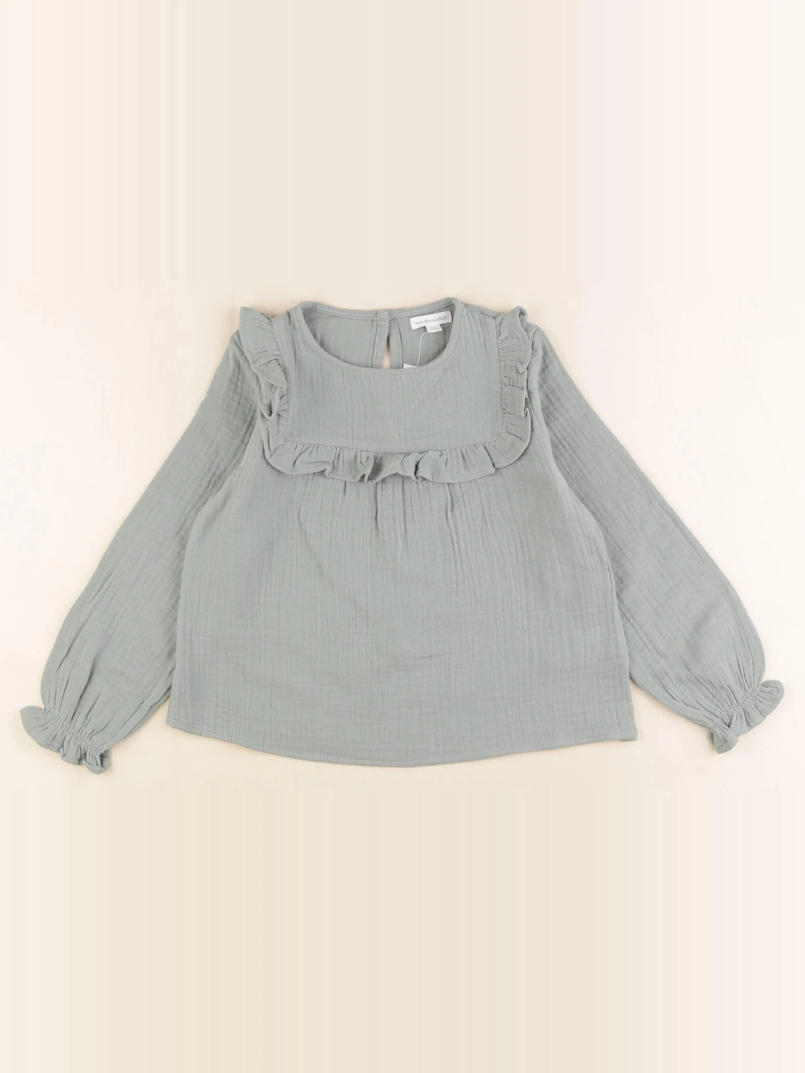Vertbaudet - blouse vert - 6 ans