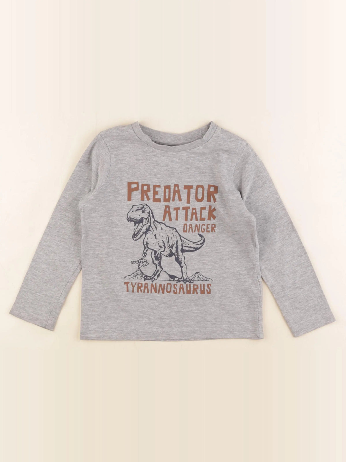 Vertbaudet - tee-shirt gris - 4 ans