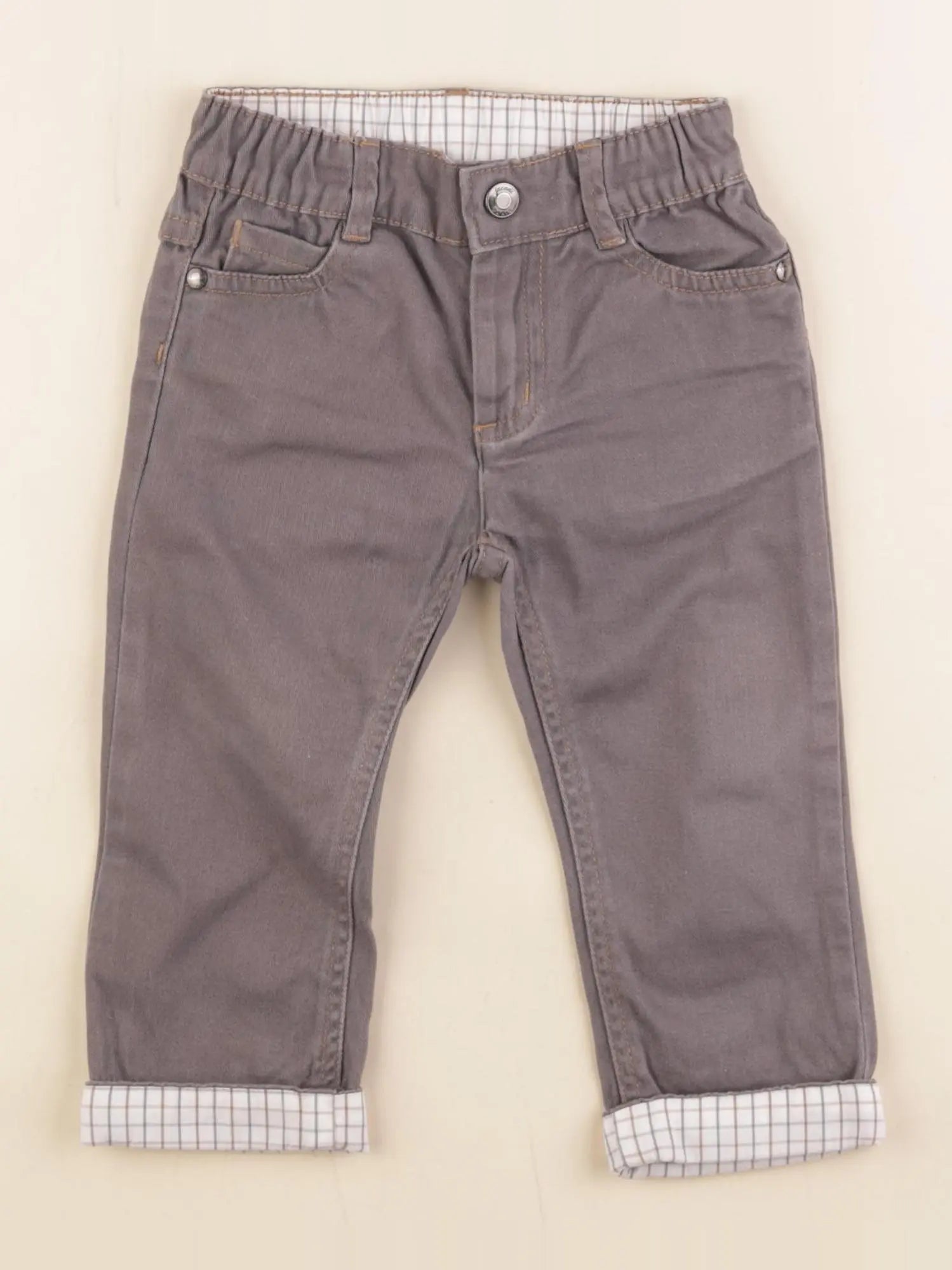 Jacadi - pantalon gris - 12 mois
