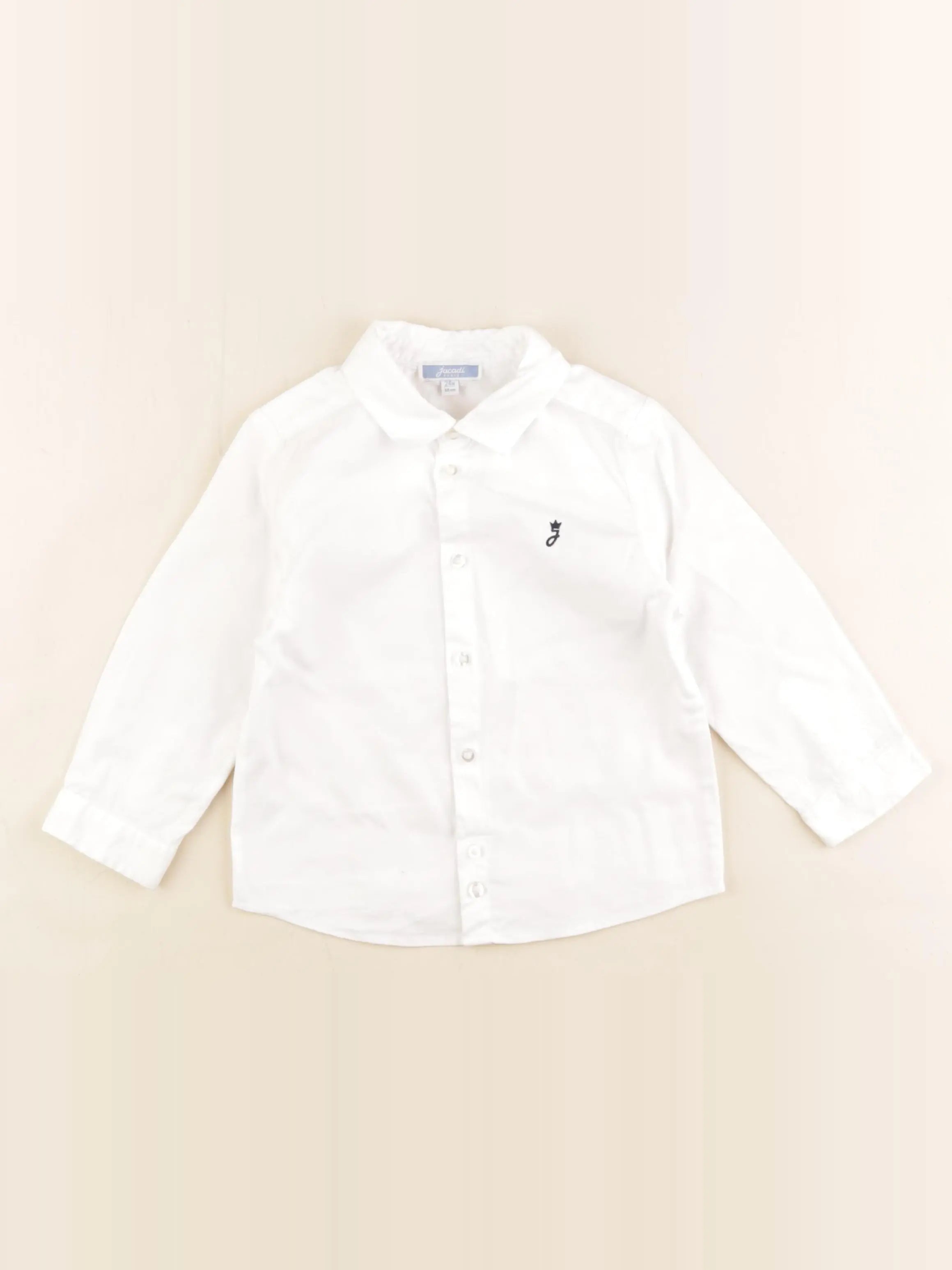 Jacadi - chemise blanc - 24 mois