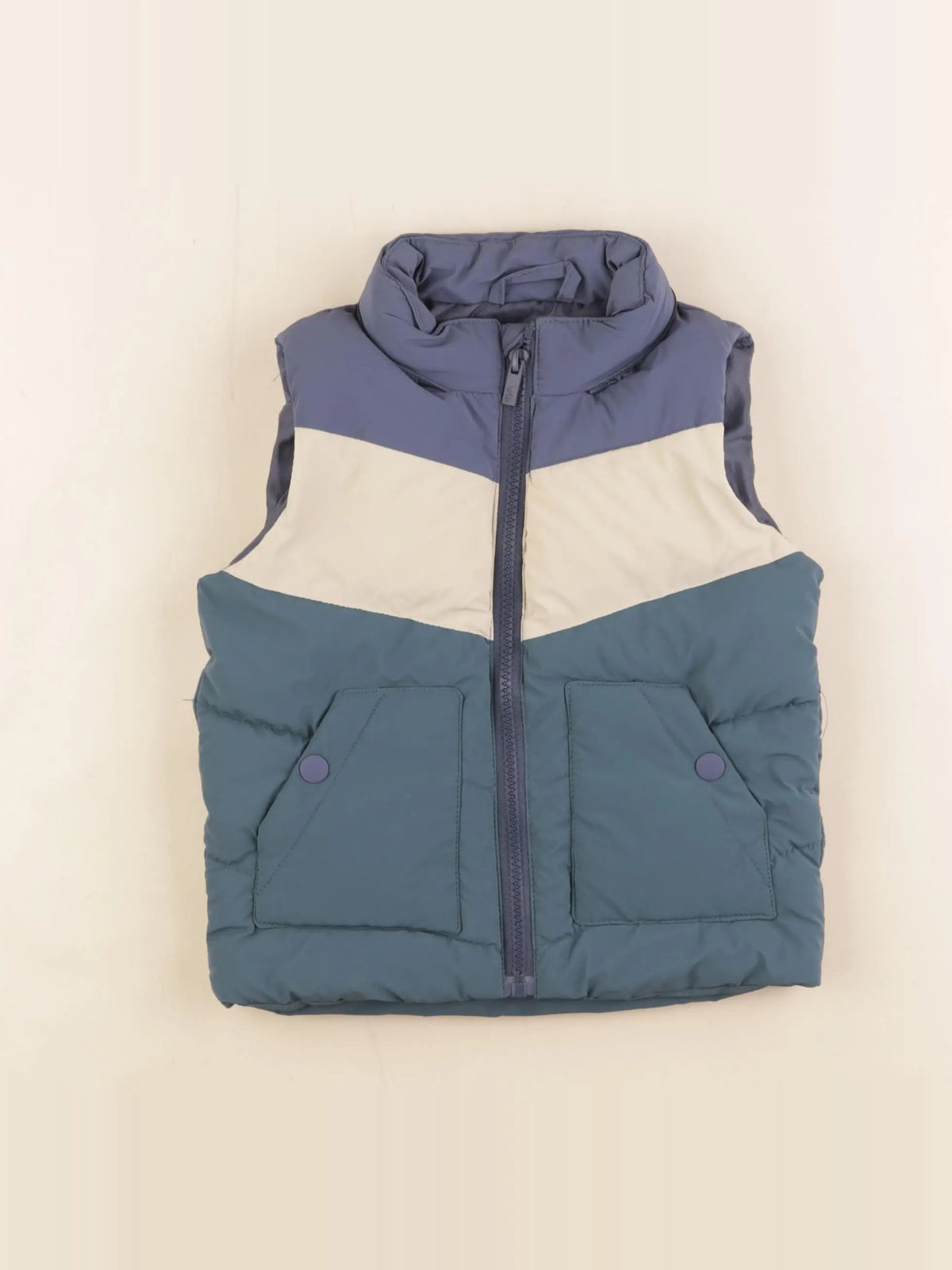 Vertbaudet - doudoune bleu - 2 ans