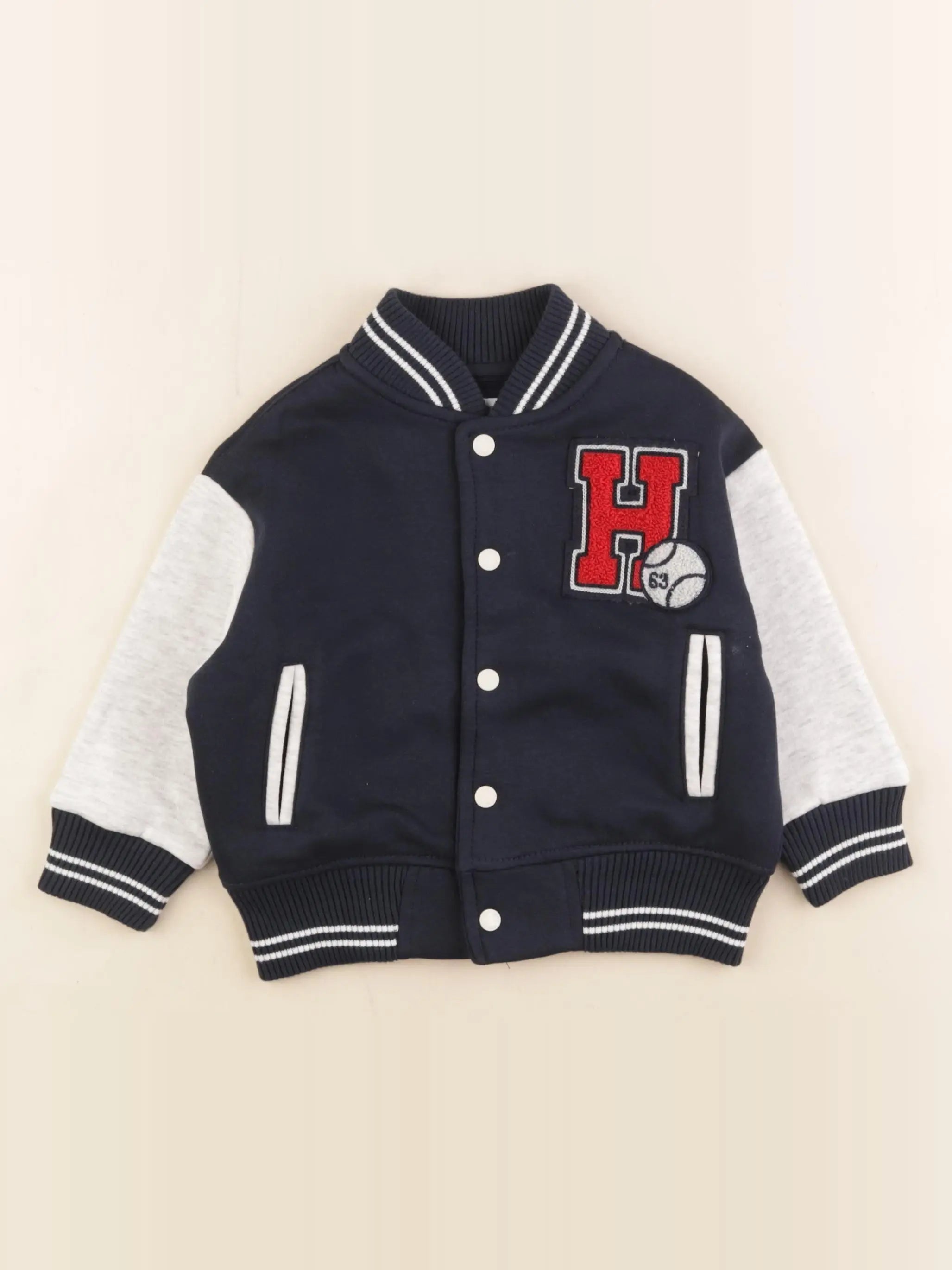 Vertbaudet - veste bleu - 2 ans