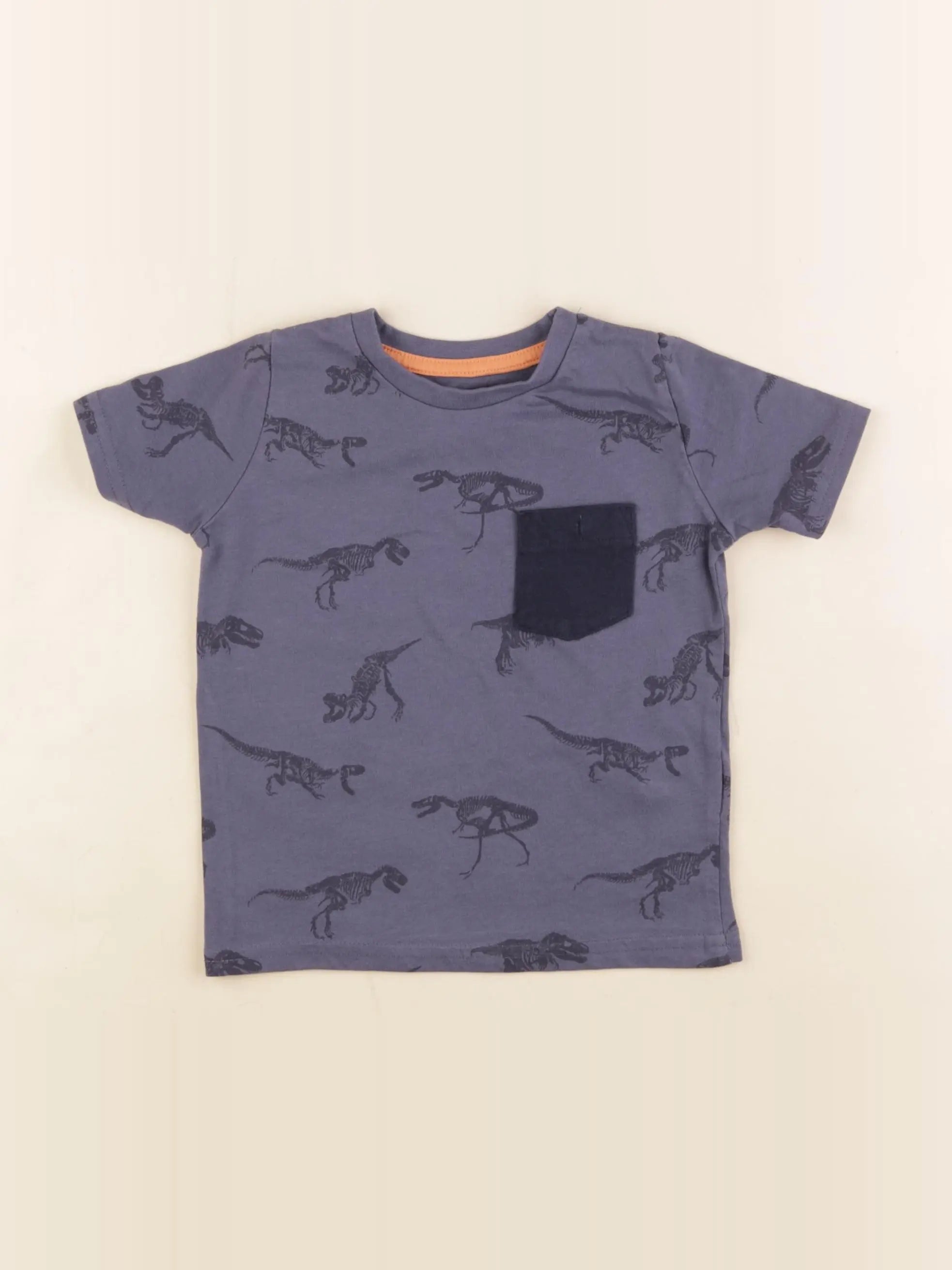 Vertbaudet - tee-shirt bleu - 2 ans