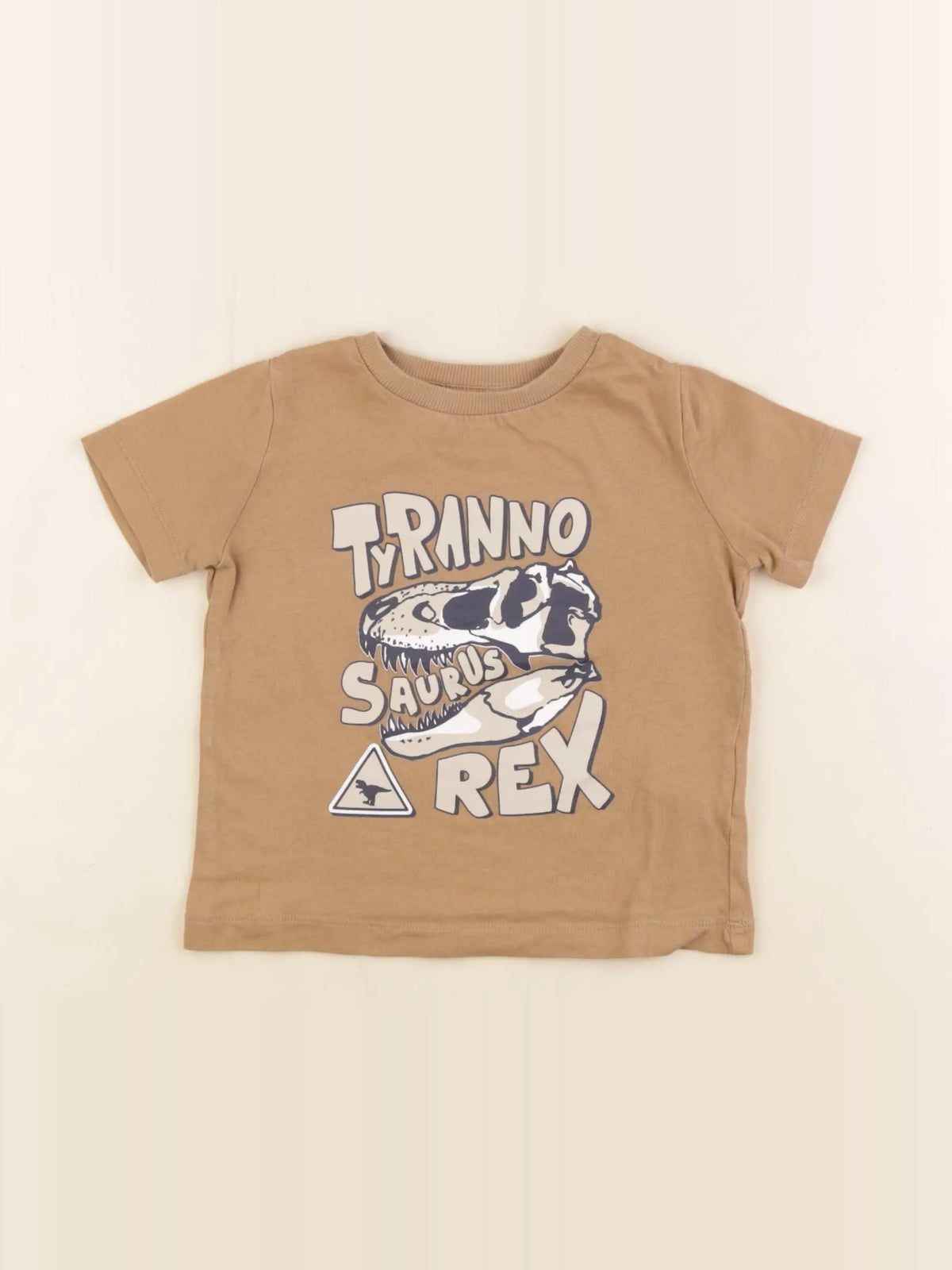 Vertbaudet - tee-shirt marron - 2 ans