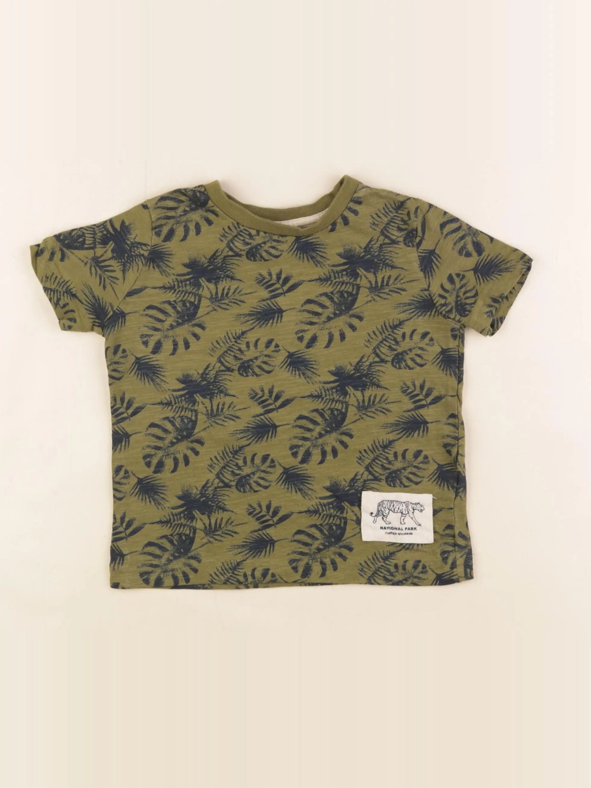 Vertbaudet - tee-shirt vert - 2 ans