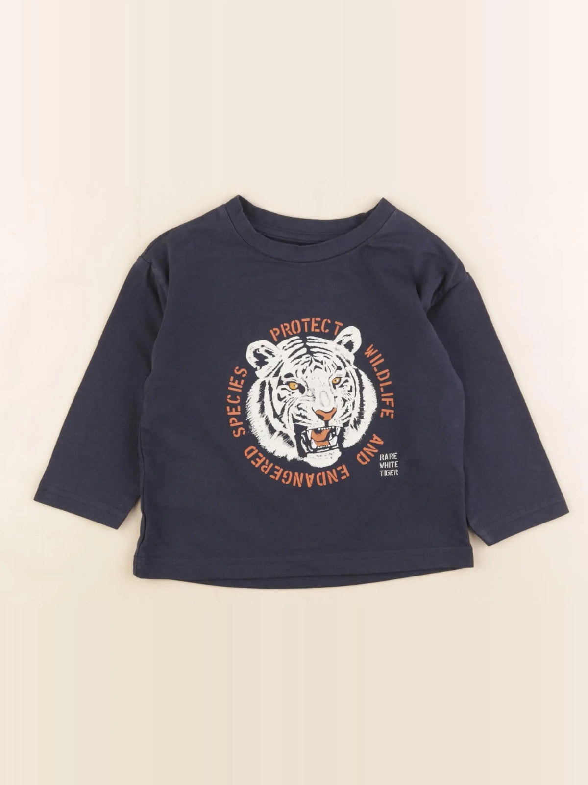 Vertbaudet - tee-shirt bleu - 2 ans