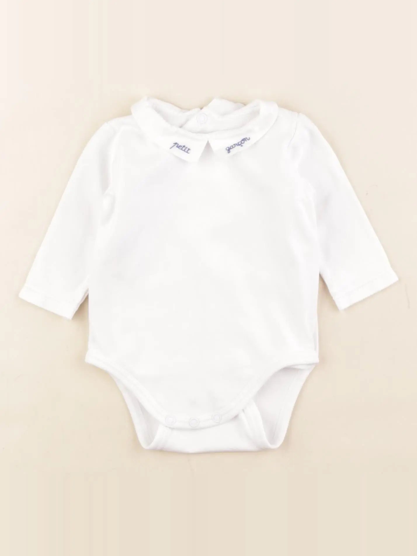 Jacadi - body à col blanc - 3 mois