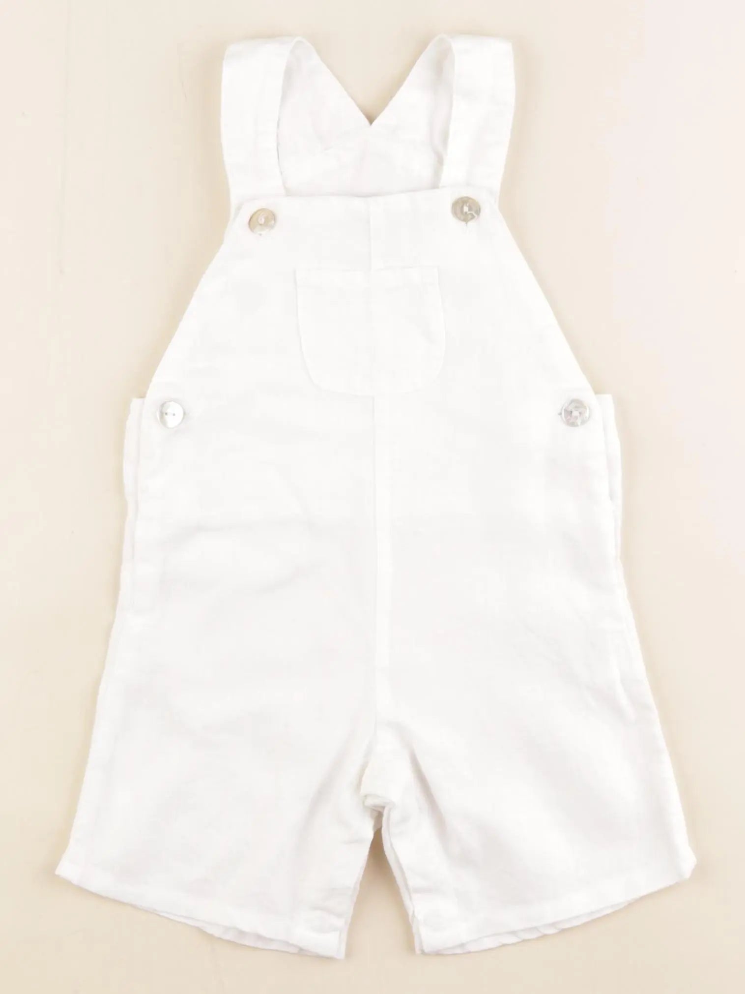 Tartine & Chocolat - salopette blanc - 18 mois