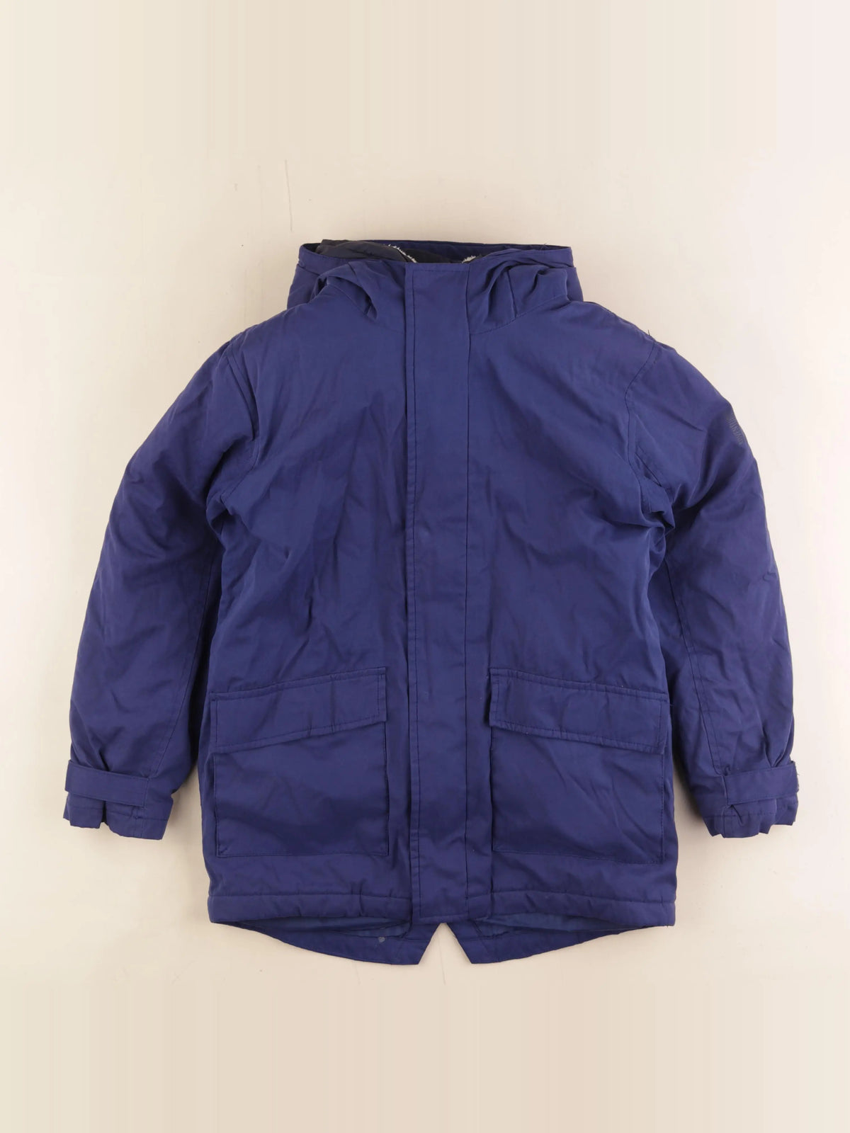 Vertbaudet - manteau doublure amovible bleu - 10 ans