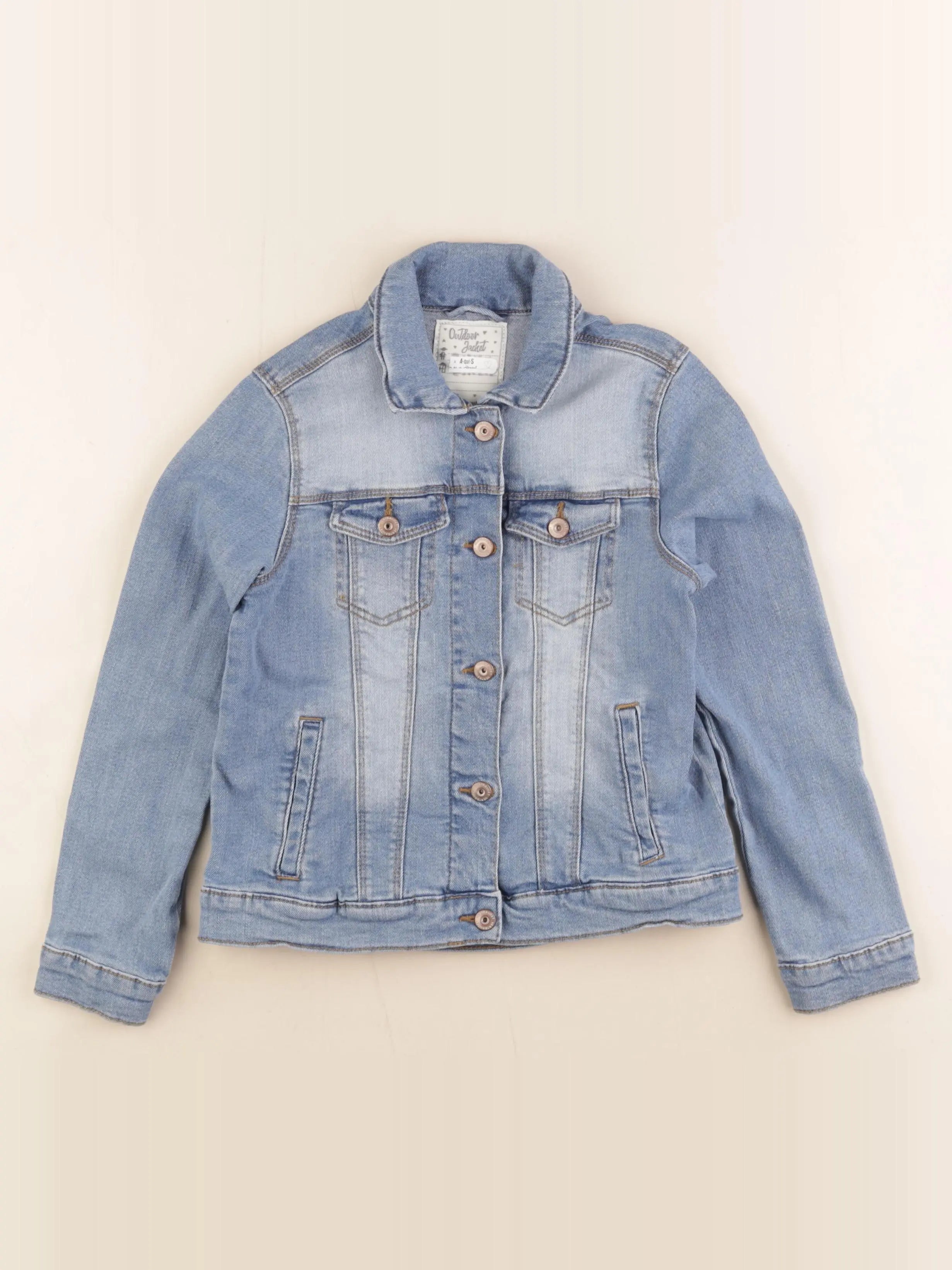 Vertbaudet - veste bleu - 8 ans