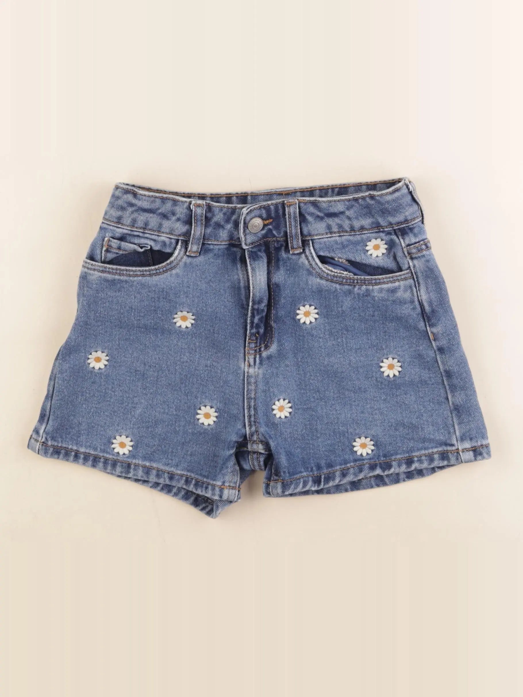 Vertbaudet - short bleu - 8 ans